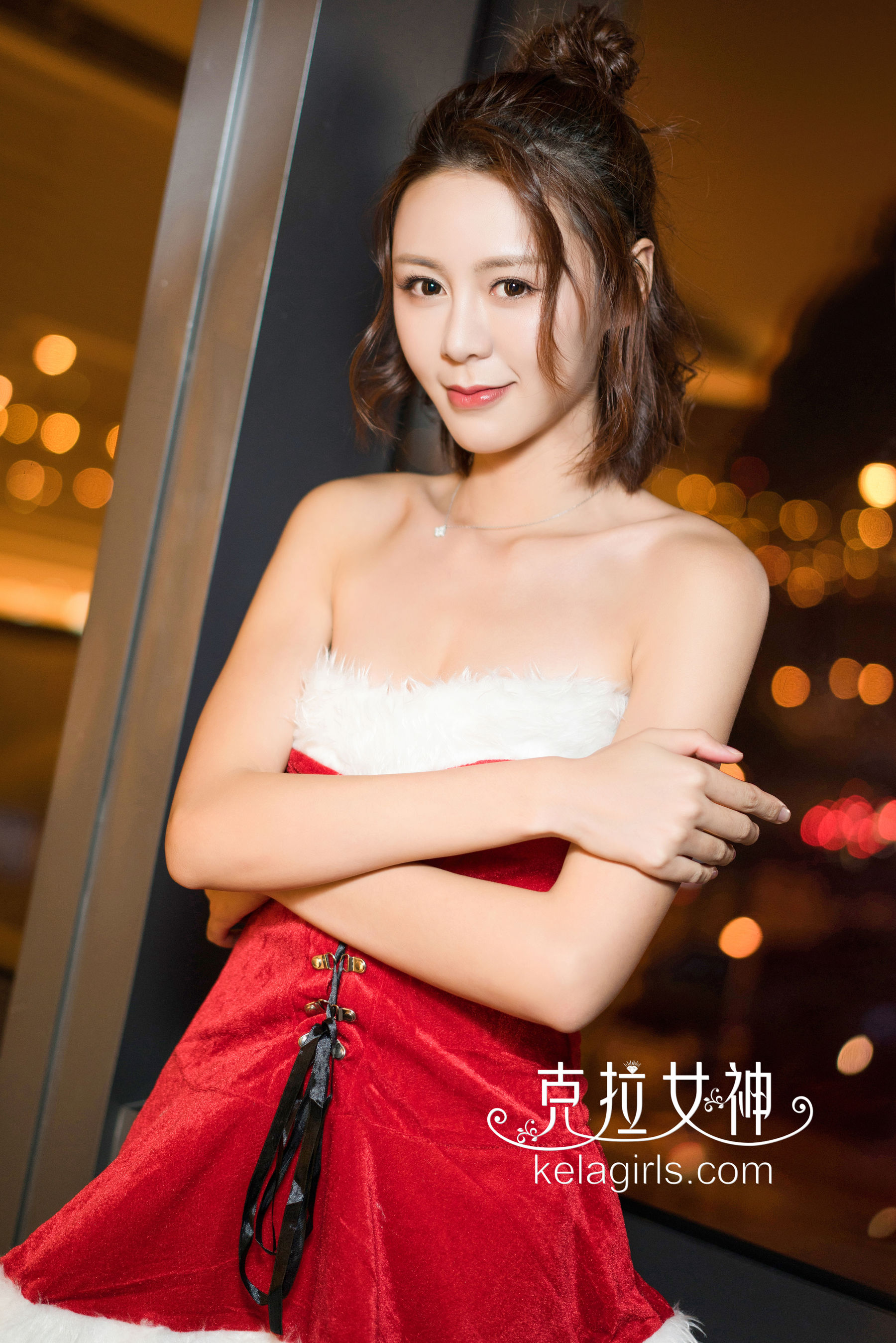 昕予《缤纷平安夜》 [克拉女神Kelagirls]