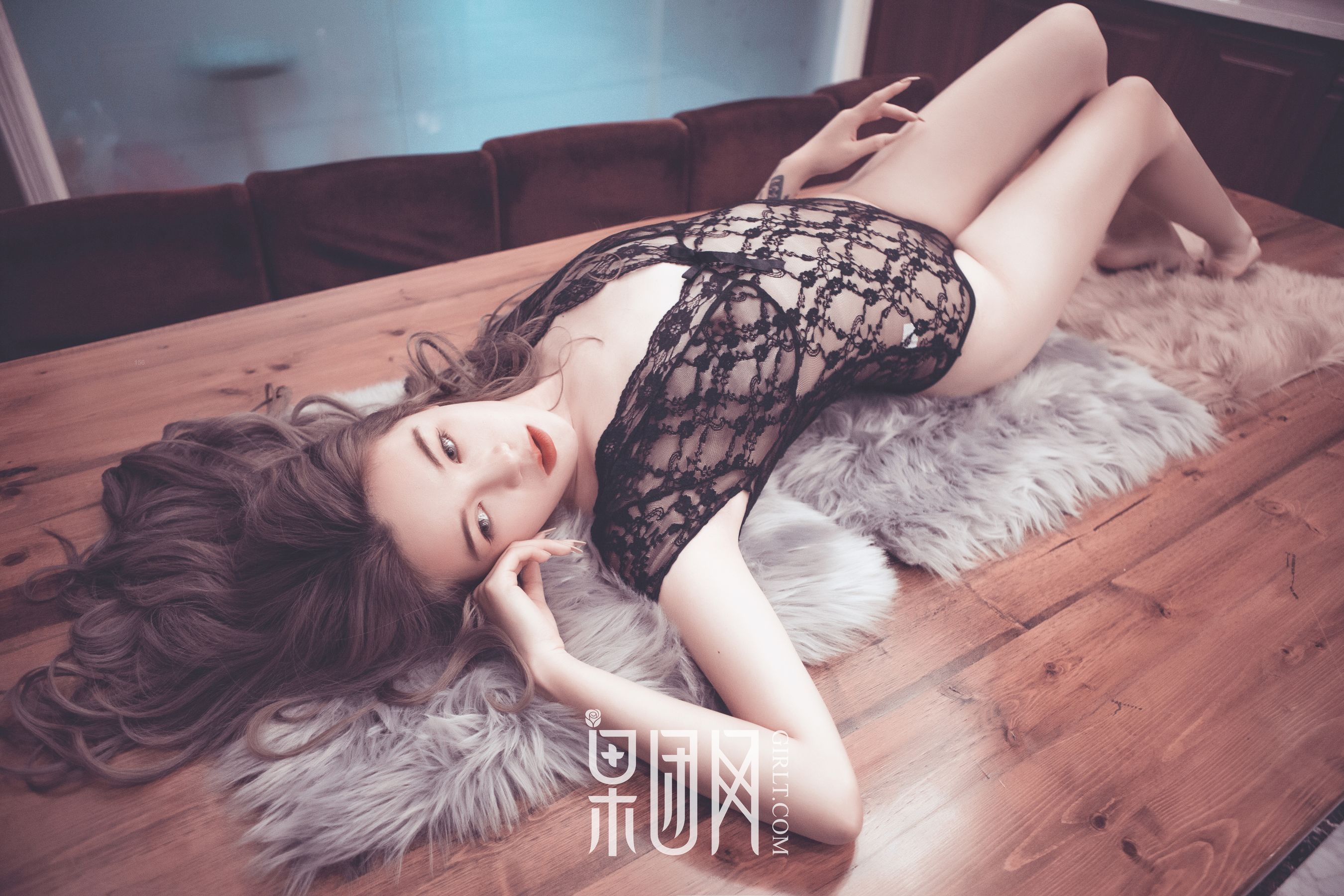小白《蕾丝透视，性感妩媚！》 [果团网Girlt] No.110