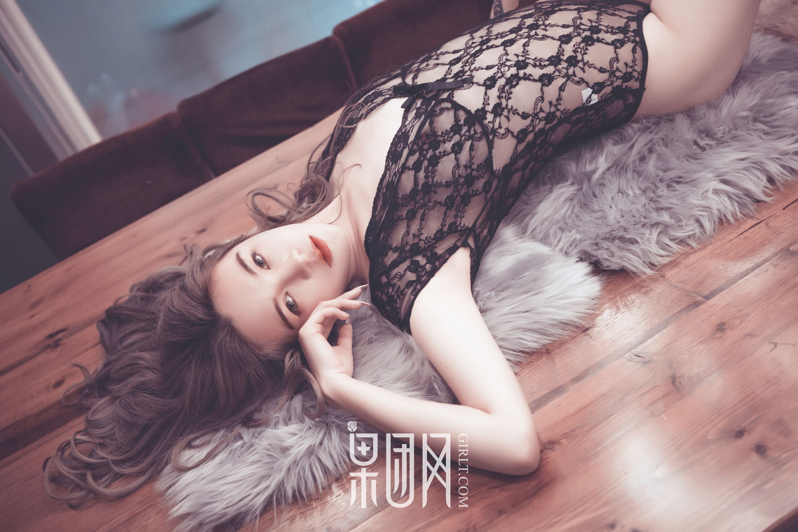 小白《蕾丝透视，性感妩媚！》 [果团网Girlt] No.110