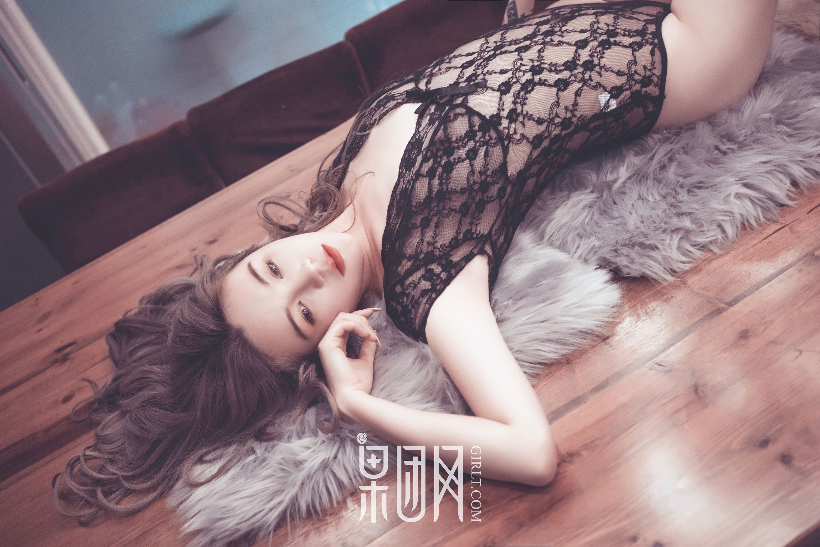 小白《蕾丝透视，性感妩媚！》 [果团网Girlt] No.110