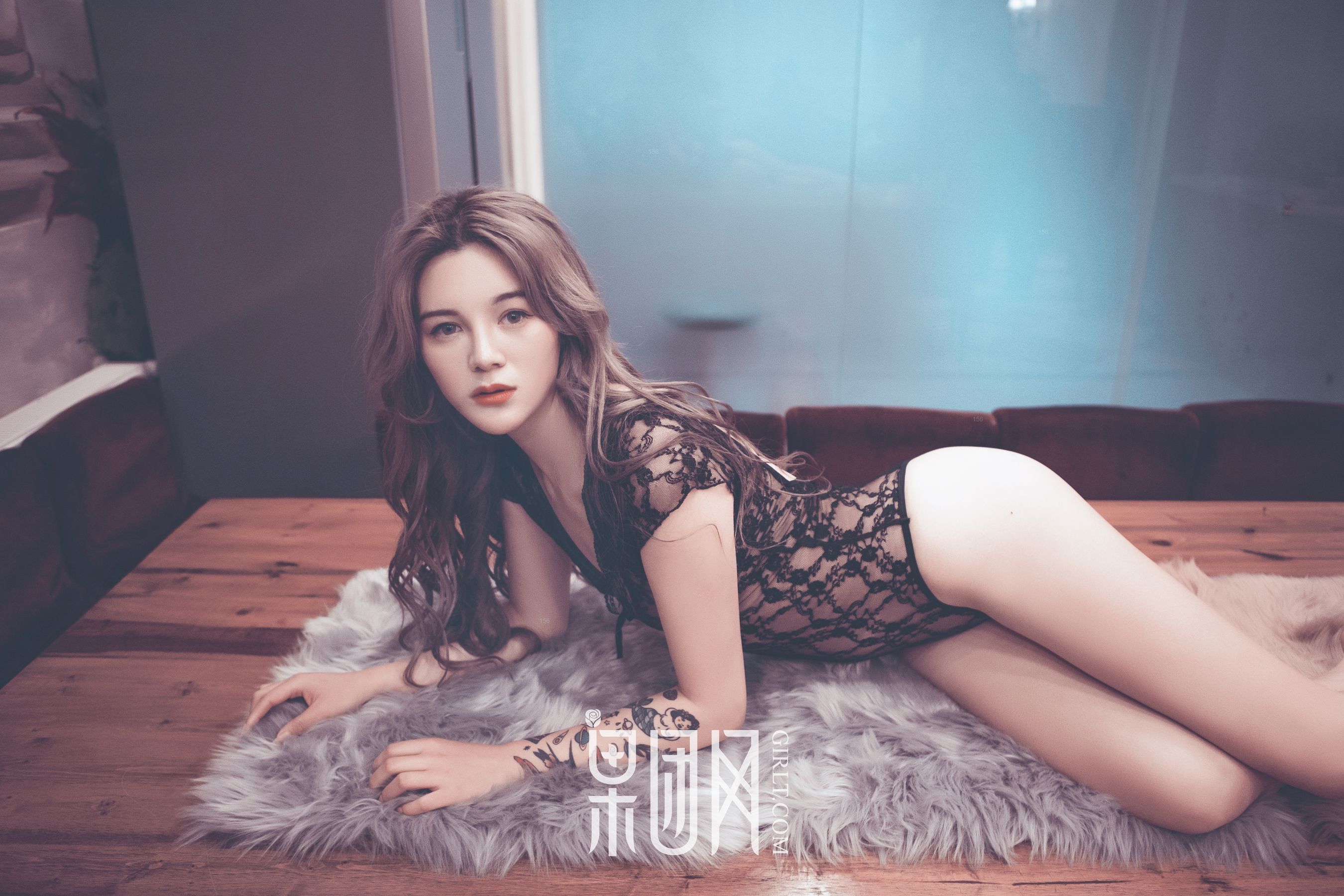 小白《蕾丝透视，性感妩媚！》 [果团网Girlt] No.110