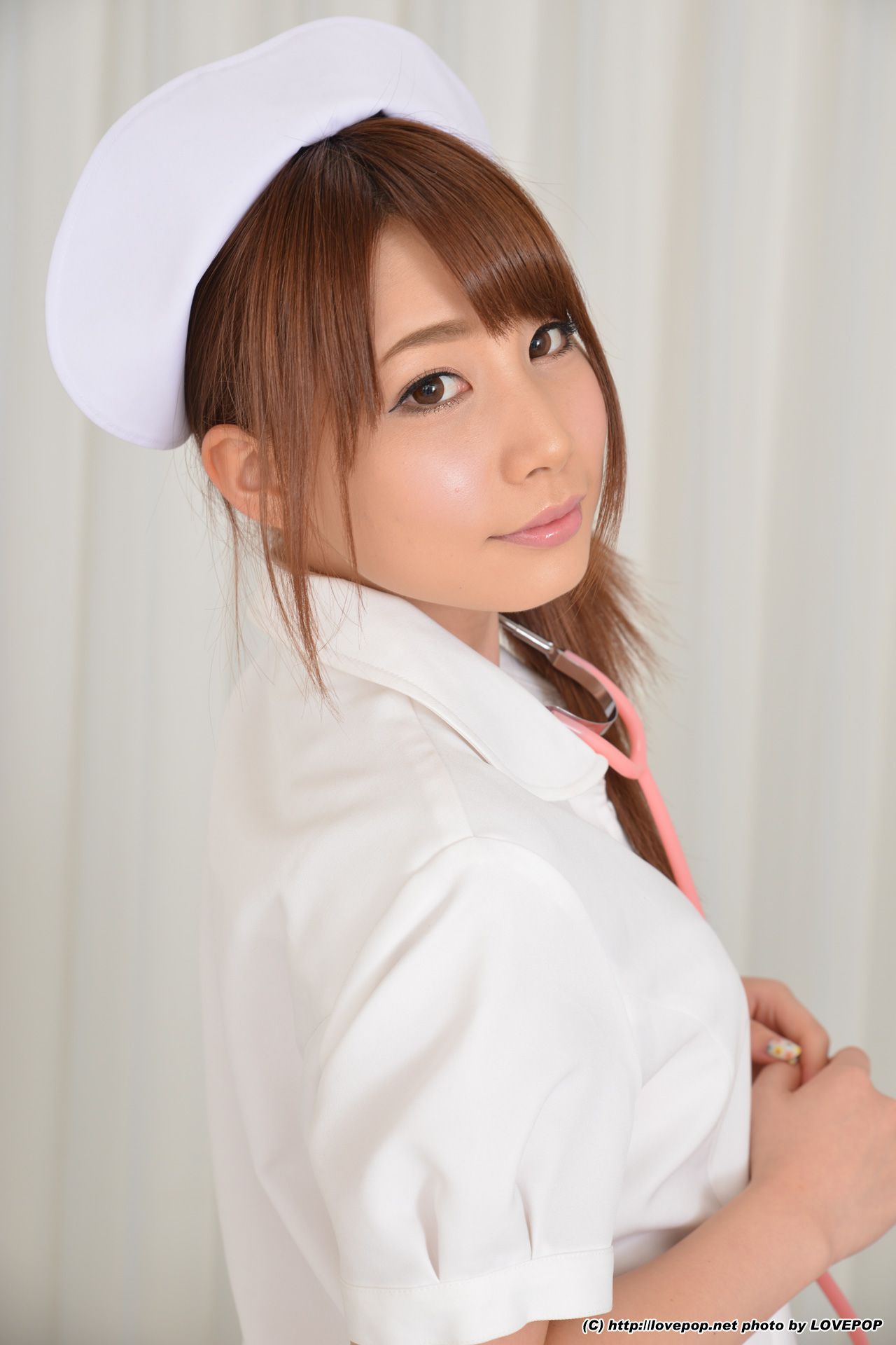 Rui Hasegawa 長谷川るい 白丝美护士 Set8 [LovePop]