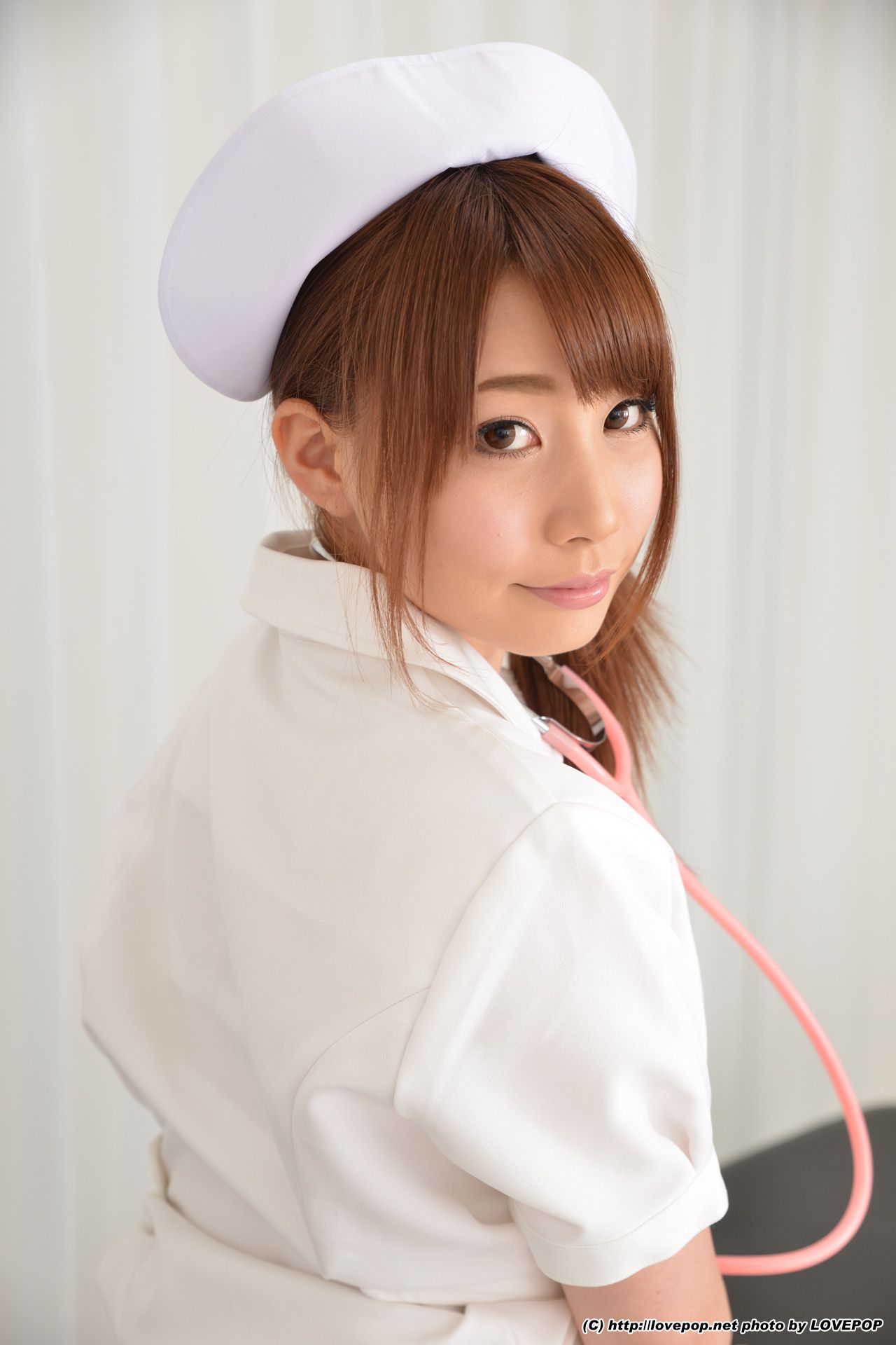 Rui Hasegawa 長谷川るい 白丝美护士 Set8 [LovePop]