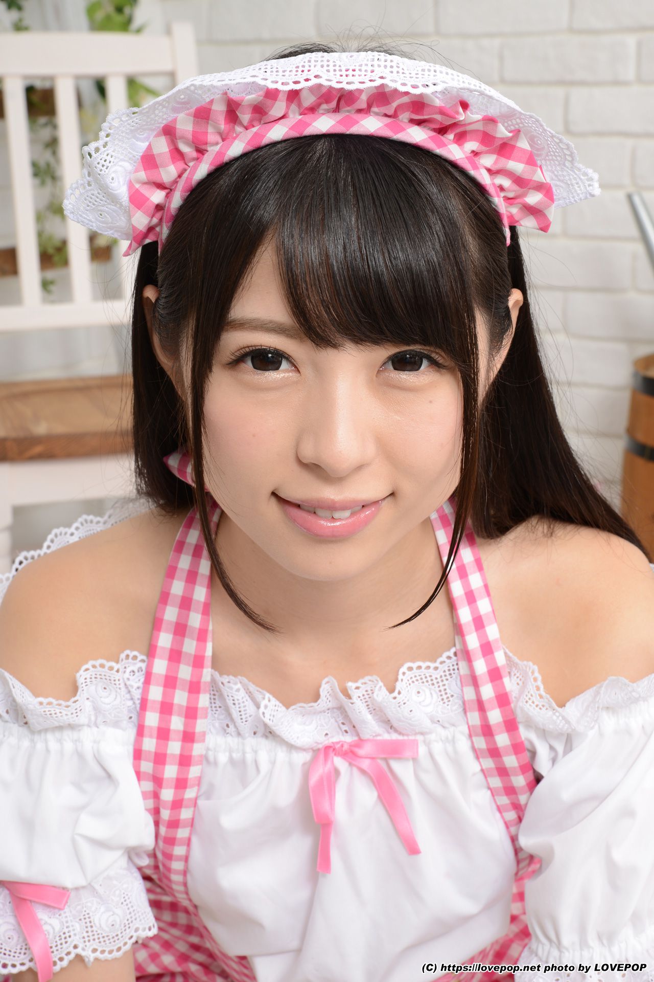 あおいれな Rena Aoi 粉色女仆 Maid Set01 [LovePop]