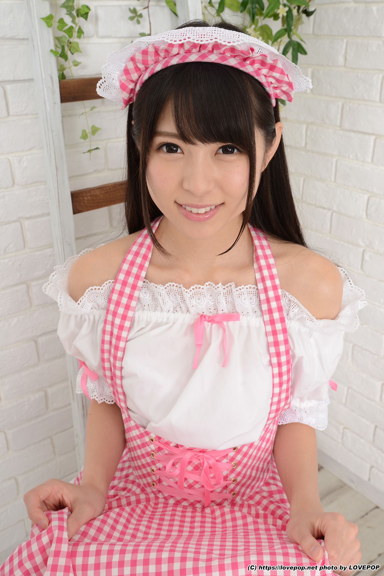 あおいれな Rena Aoi 粉色女仆 Maid Set01 [LovePop]