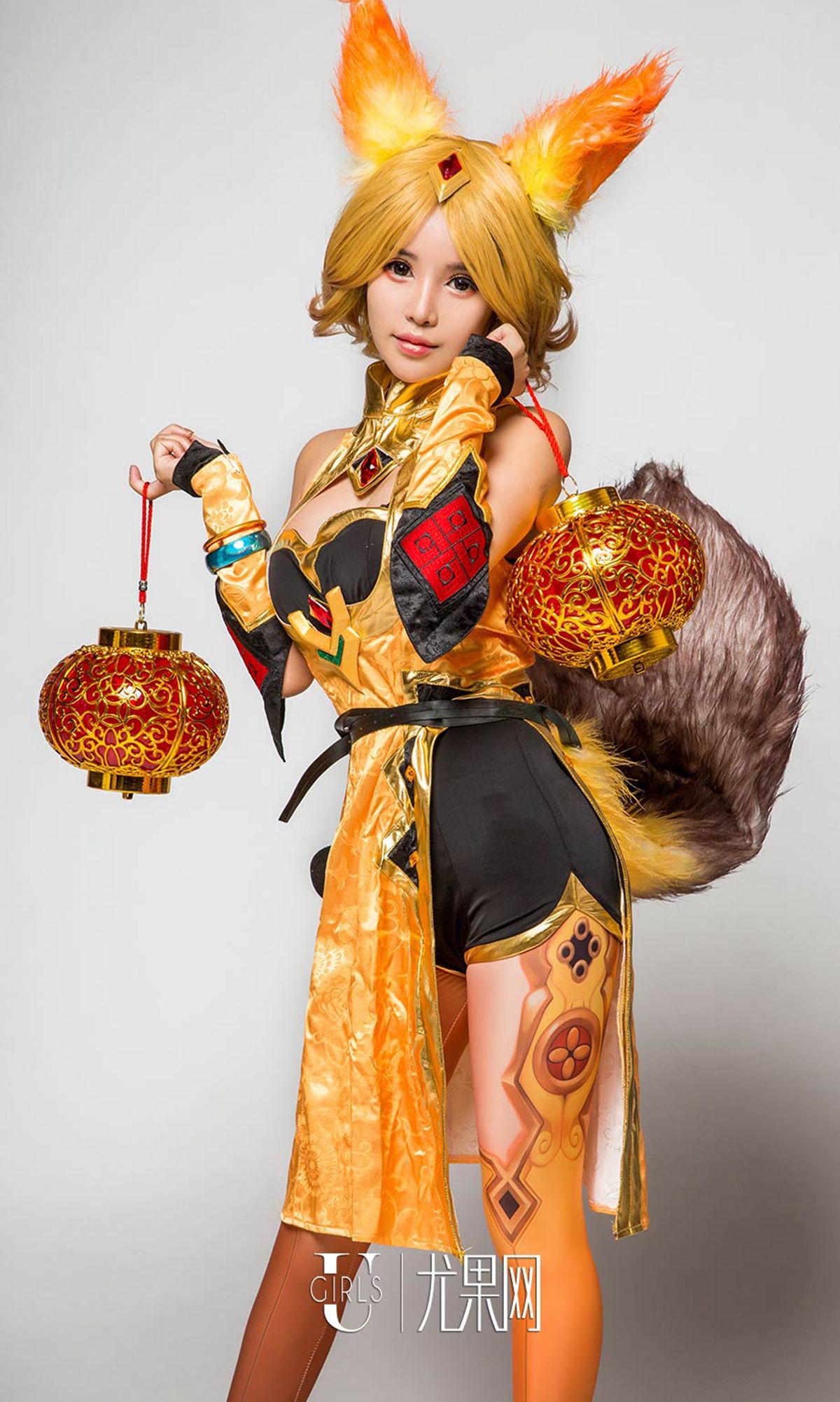 爱菲&周心怡&施诗&白熙萌&艺轩&田慕儿&筱慧《王者闹春》 [尤果圈] No.1004