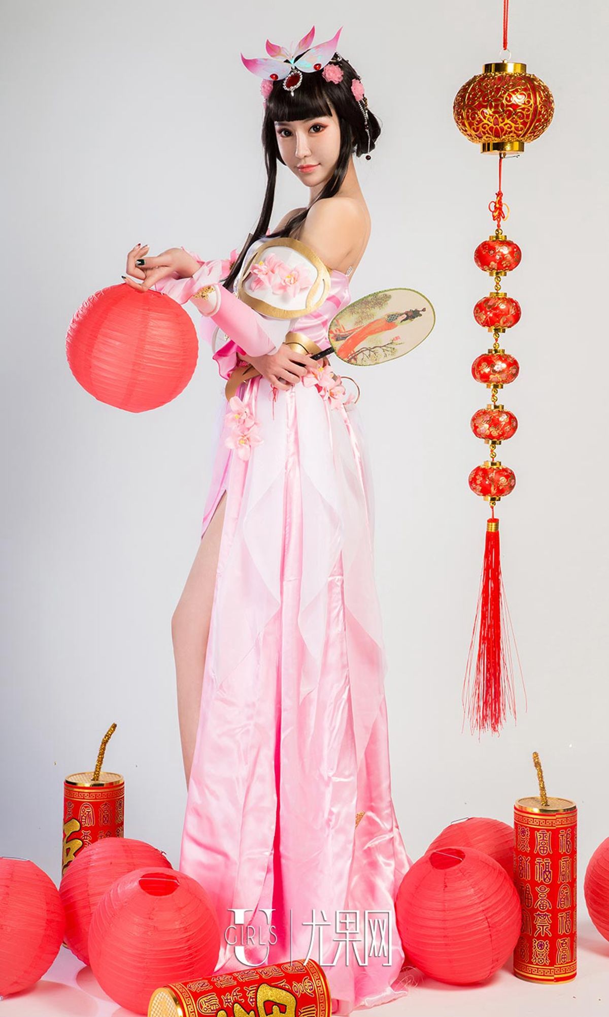 爱菲&周心怡&施诗&白熙萌&艺轩&田慕儿&筱慧《王者闹春》 [尤果圈] No.1004
