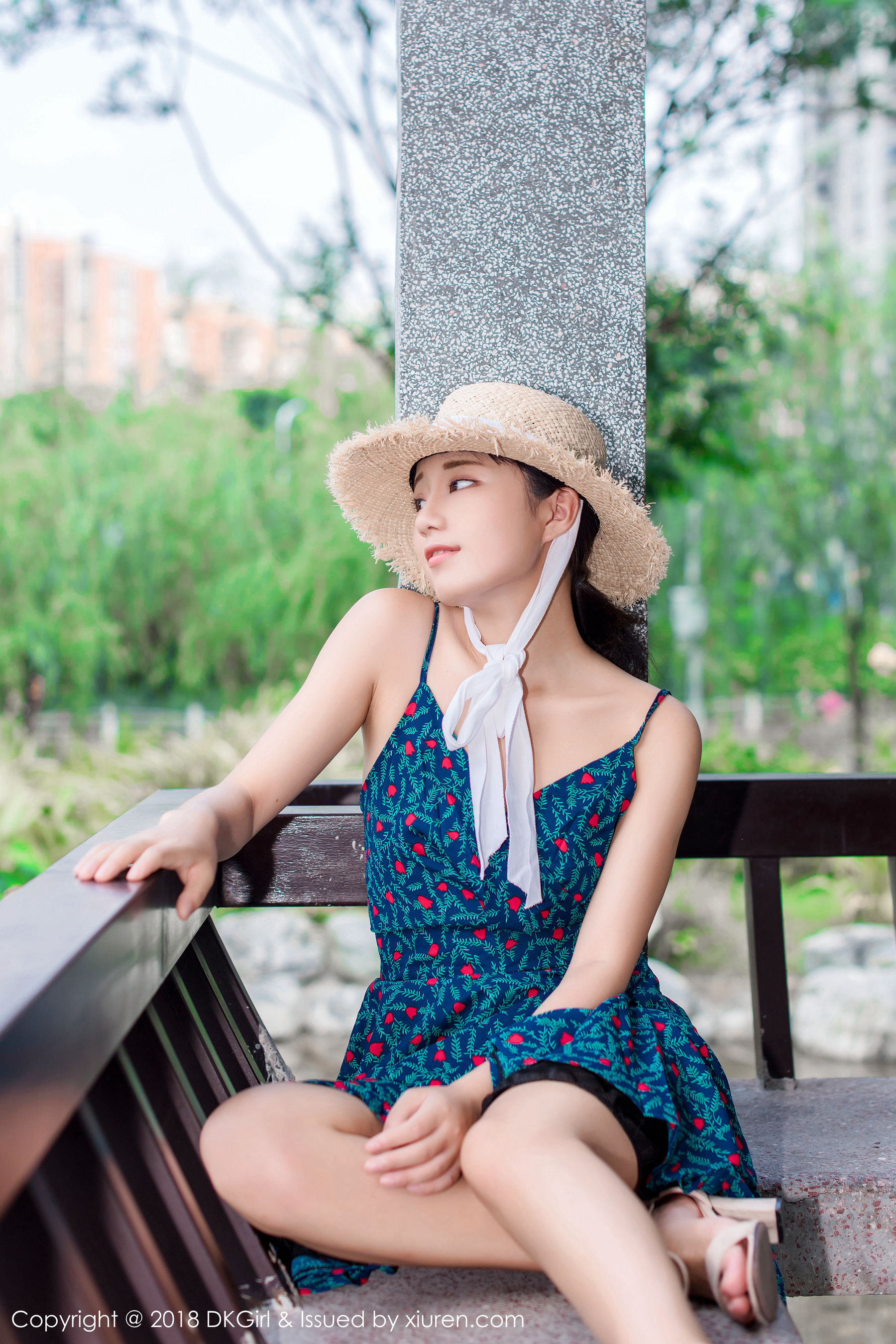 苍井优香《清纯甜美草帽少女》 [御女郎DKGirl] Vol.055