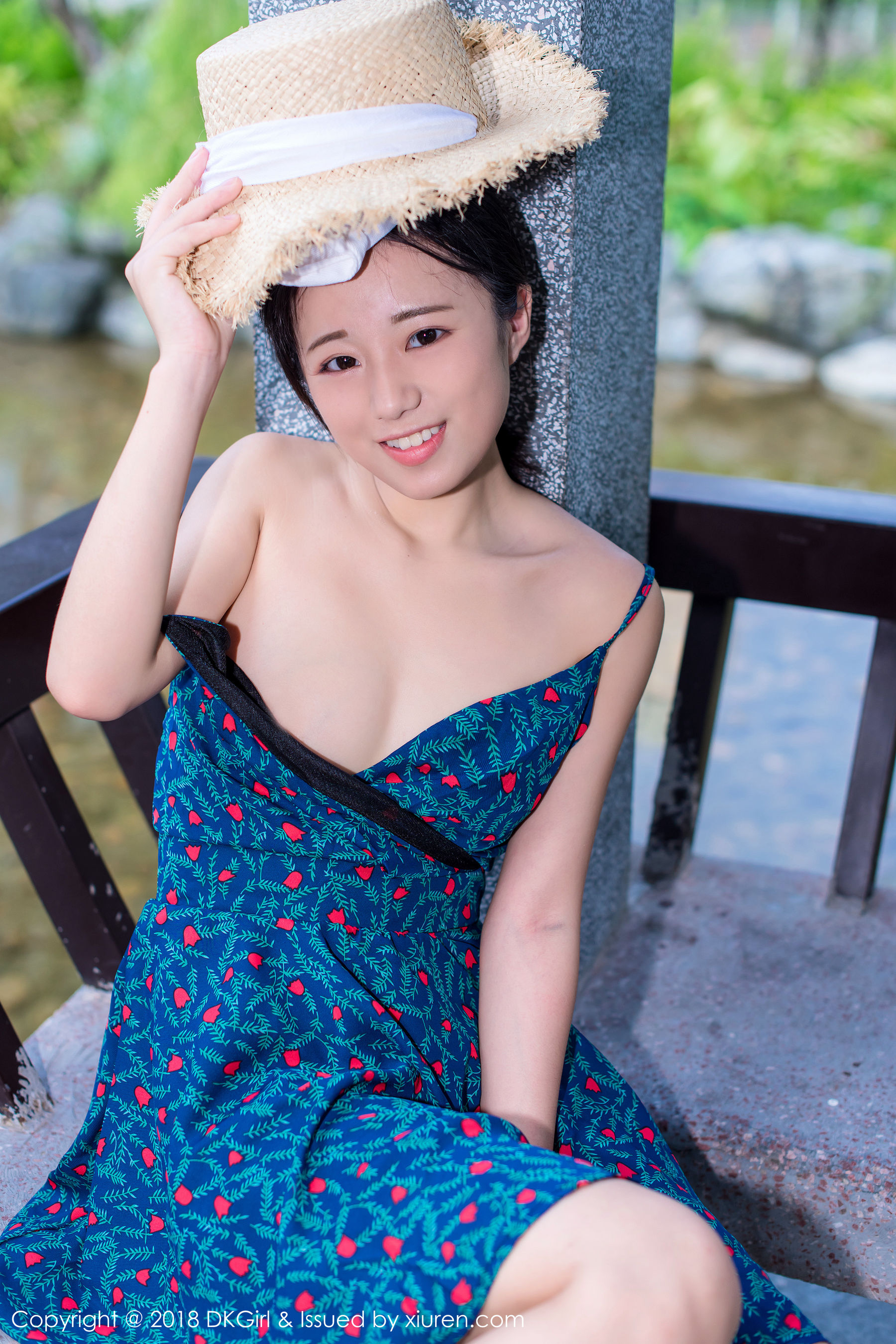 苍井优香《清纯甜美草帽少女》 [御女郎DKGirl] Vol.055