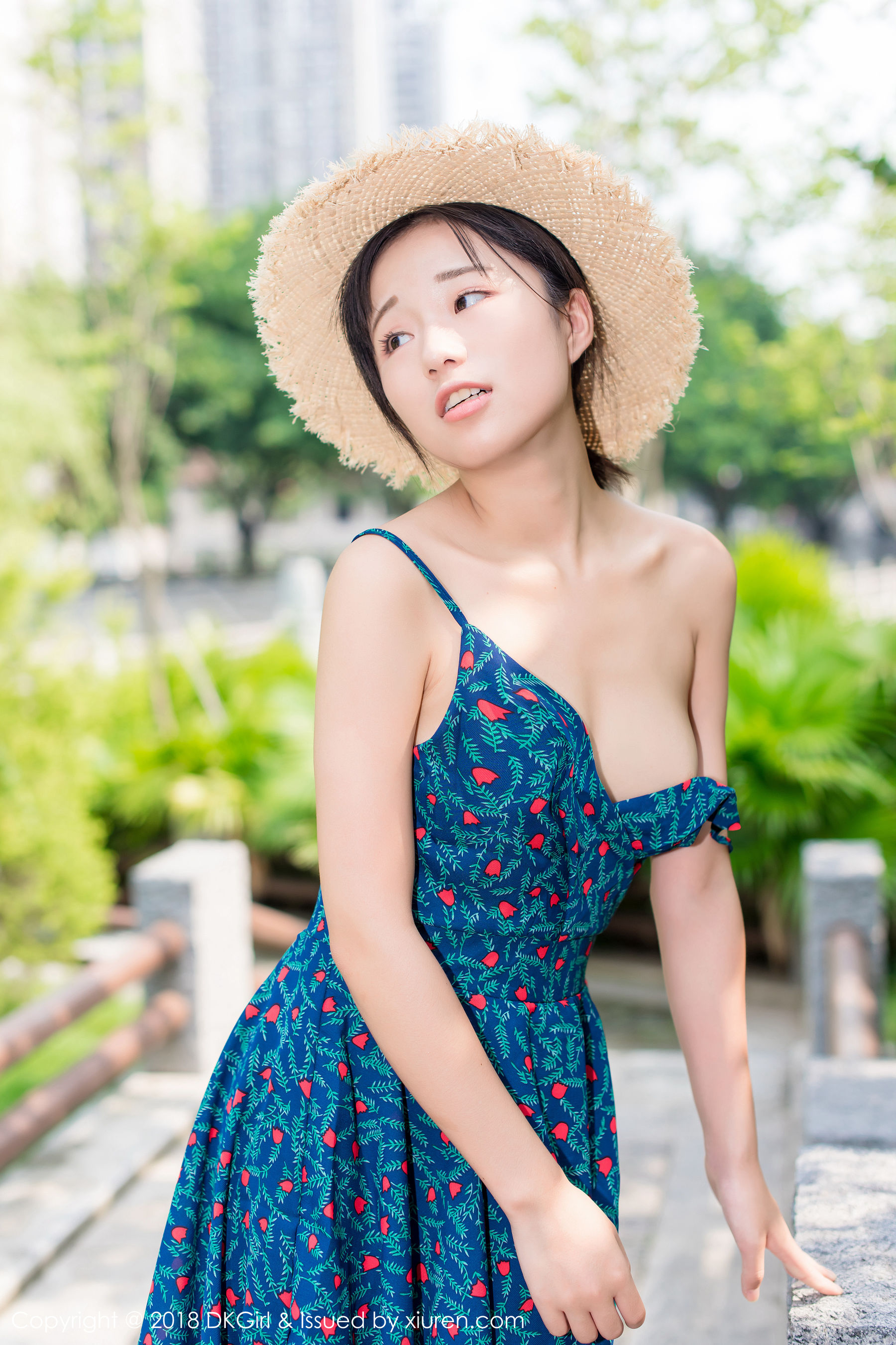 苍井优香《清纯甜美草帽少女》 [御女郎DKGirl] Vol.055