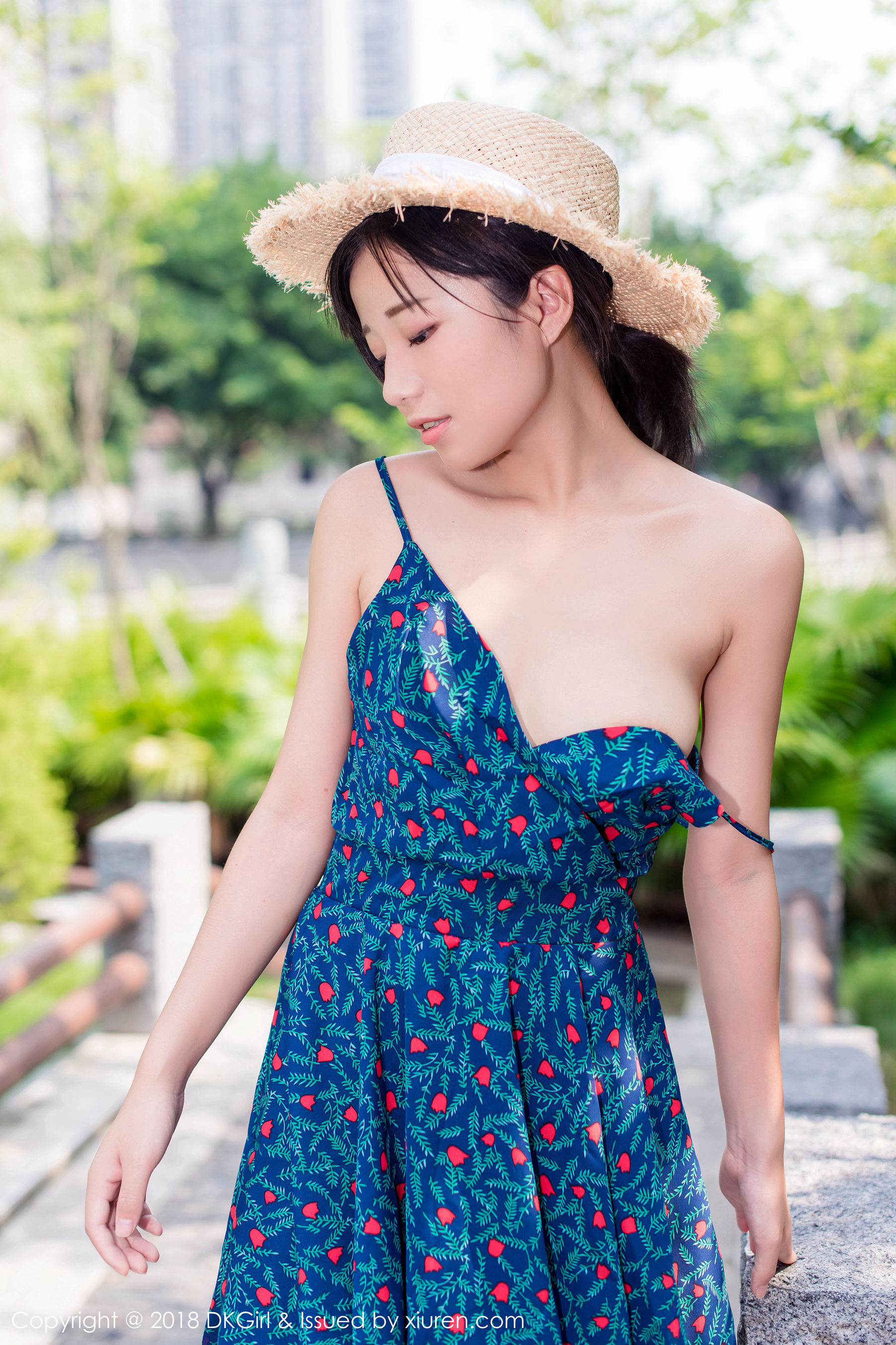 苍井优香《清纯甜美草帽少女》 [御女郎DKGirl] Vol.055