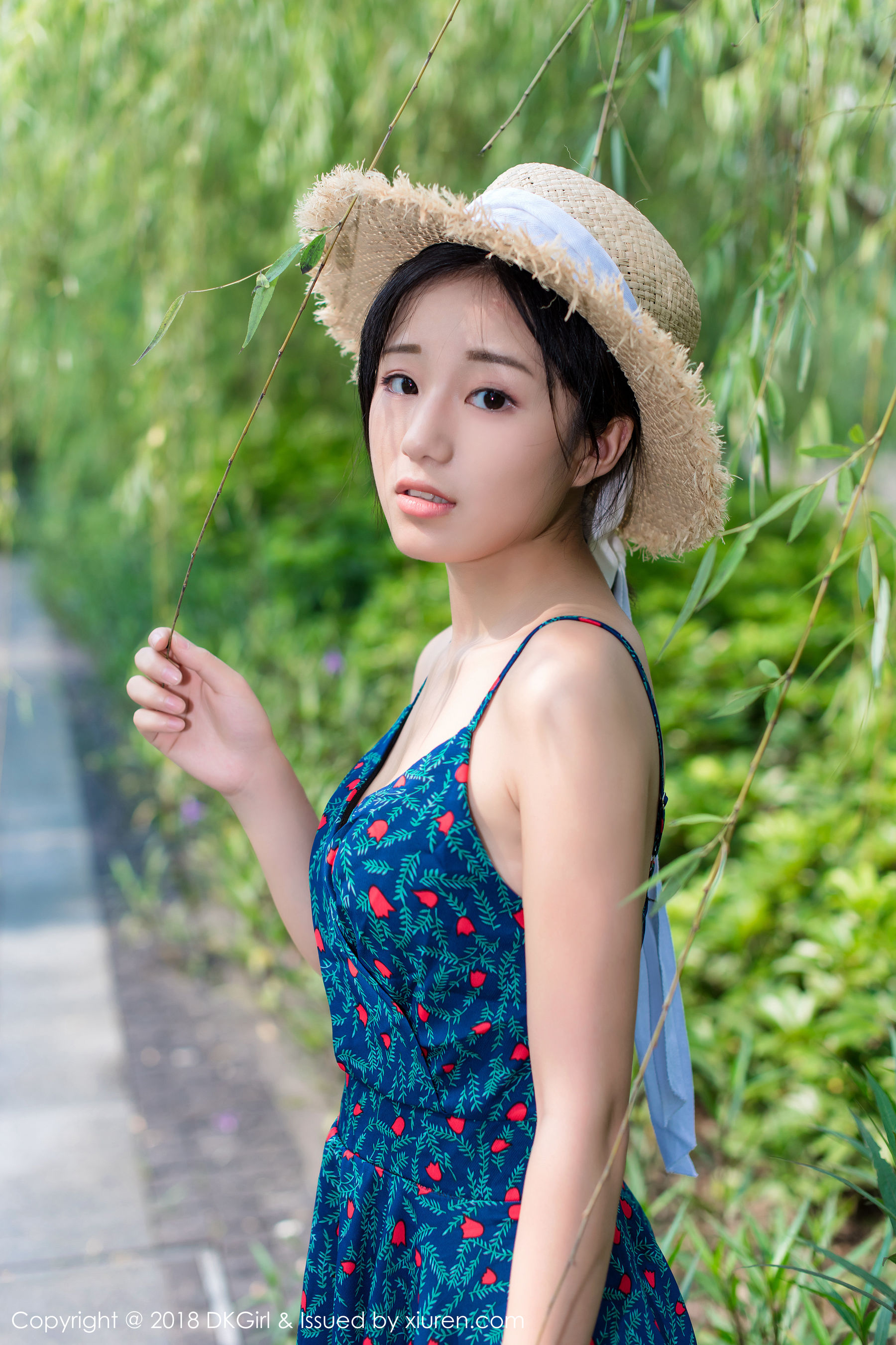 苍井优香《清纯甜美草帽少女》 [御女郎DKGirl] Vol.055