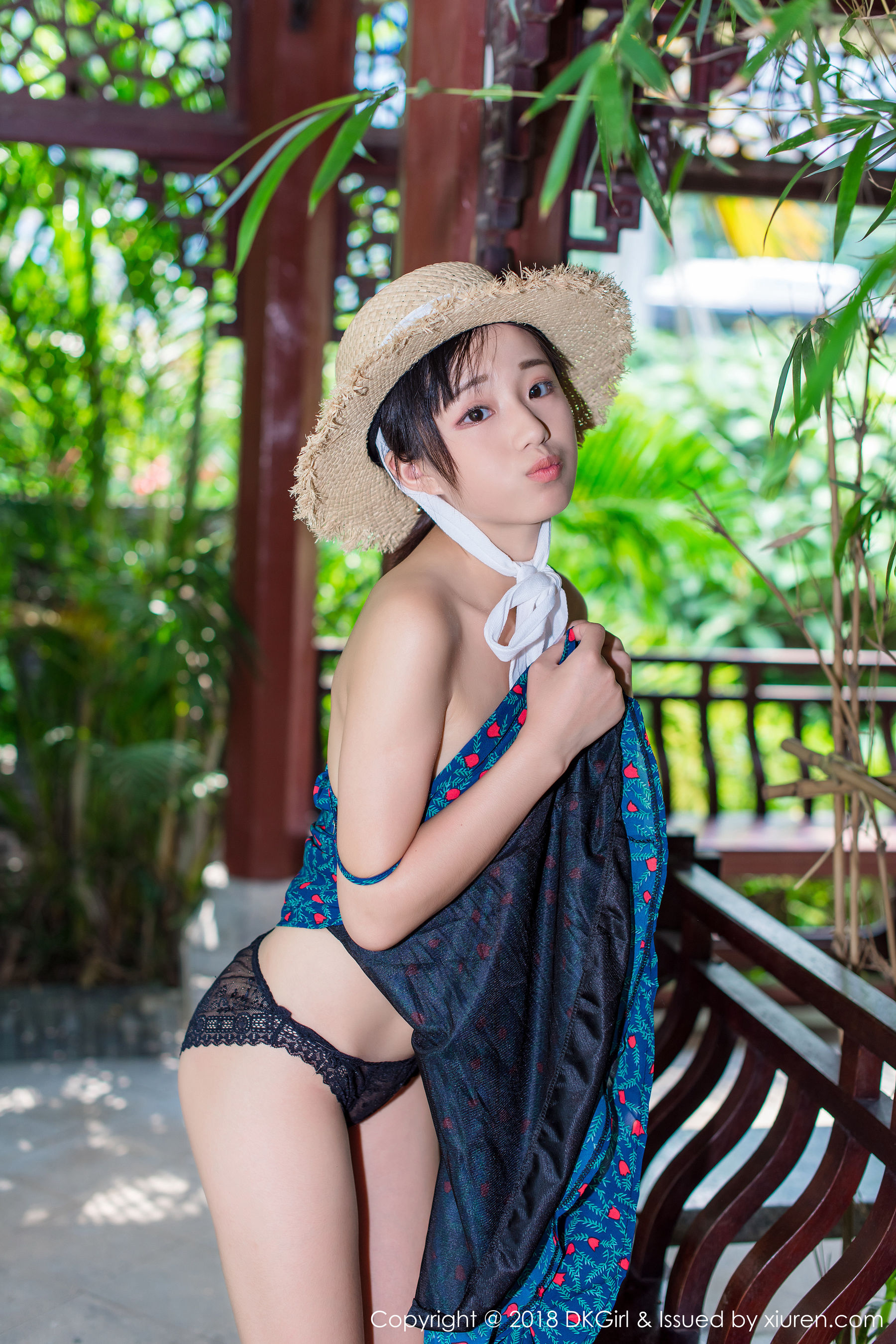 苍井优香《清纯甜美草帽少女》 [御女郎DKGirl] Vol.055