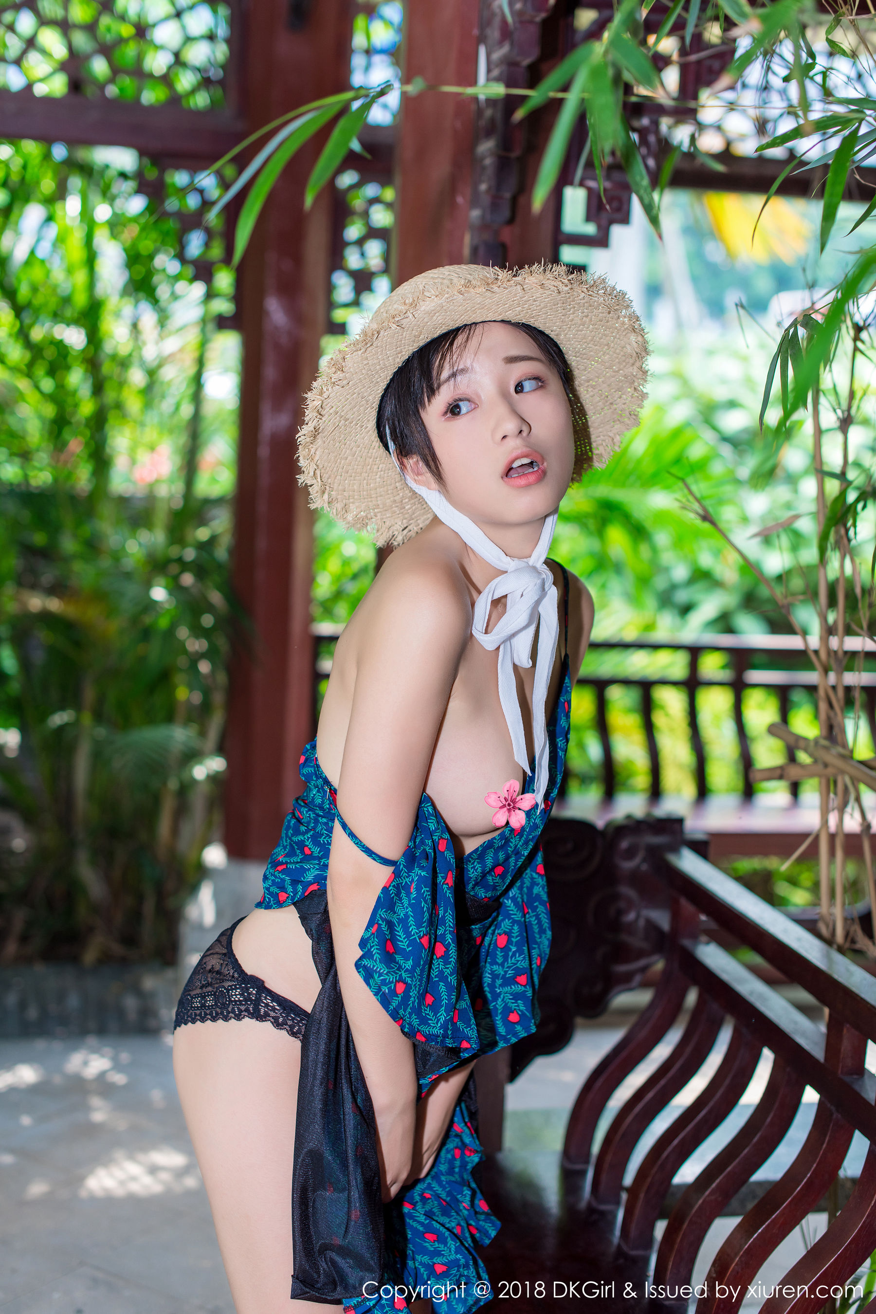 苍井优香《清纯甜美草帽少女》 [御女郎DKGirl] Vol.055