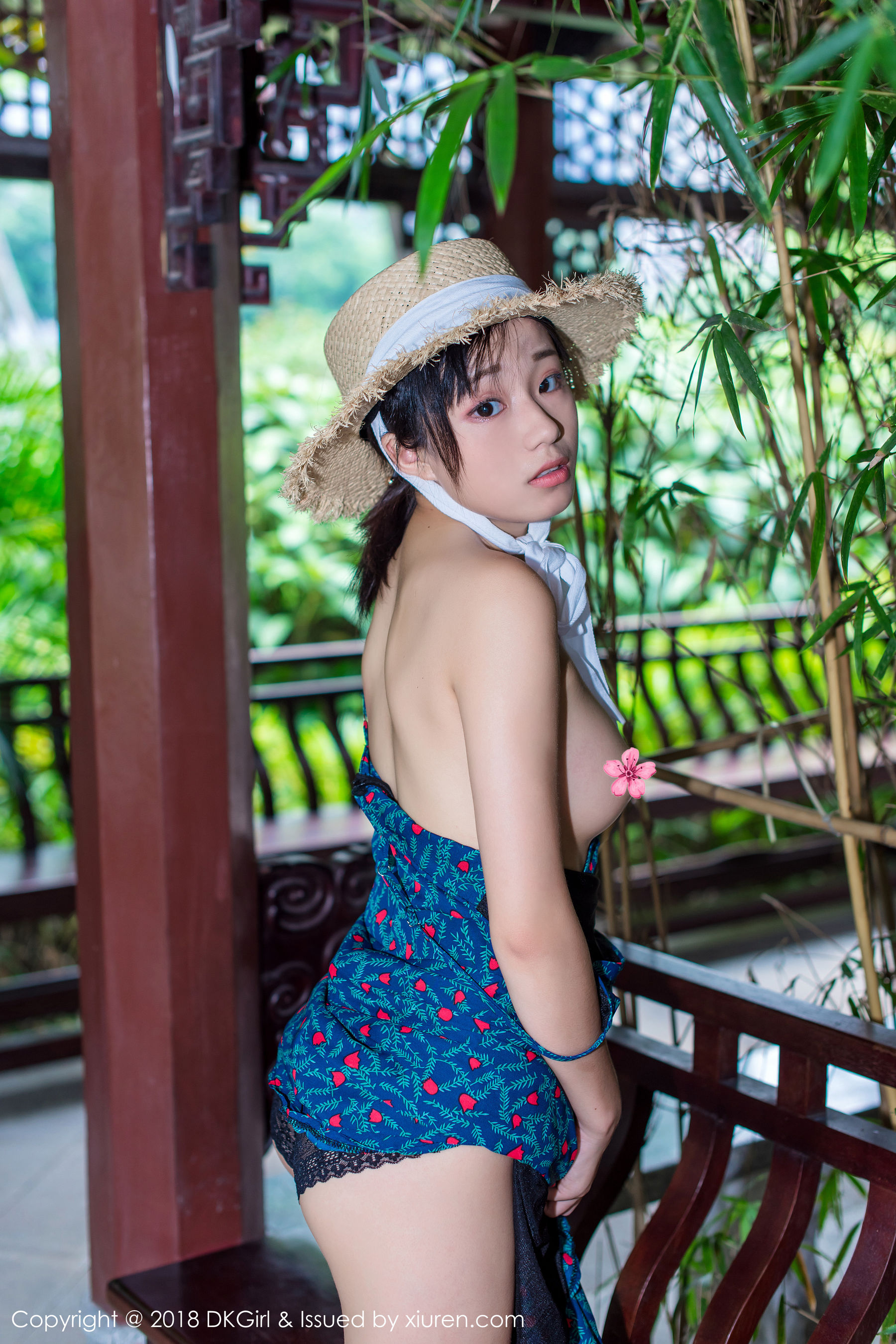 苍井优香《清纯甜美草帽少女》 [御女郎DKGirl] Vol.055