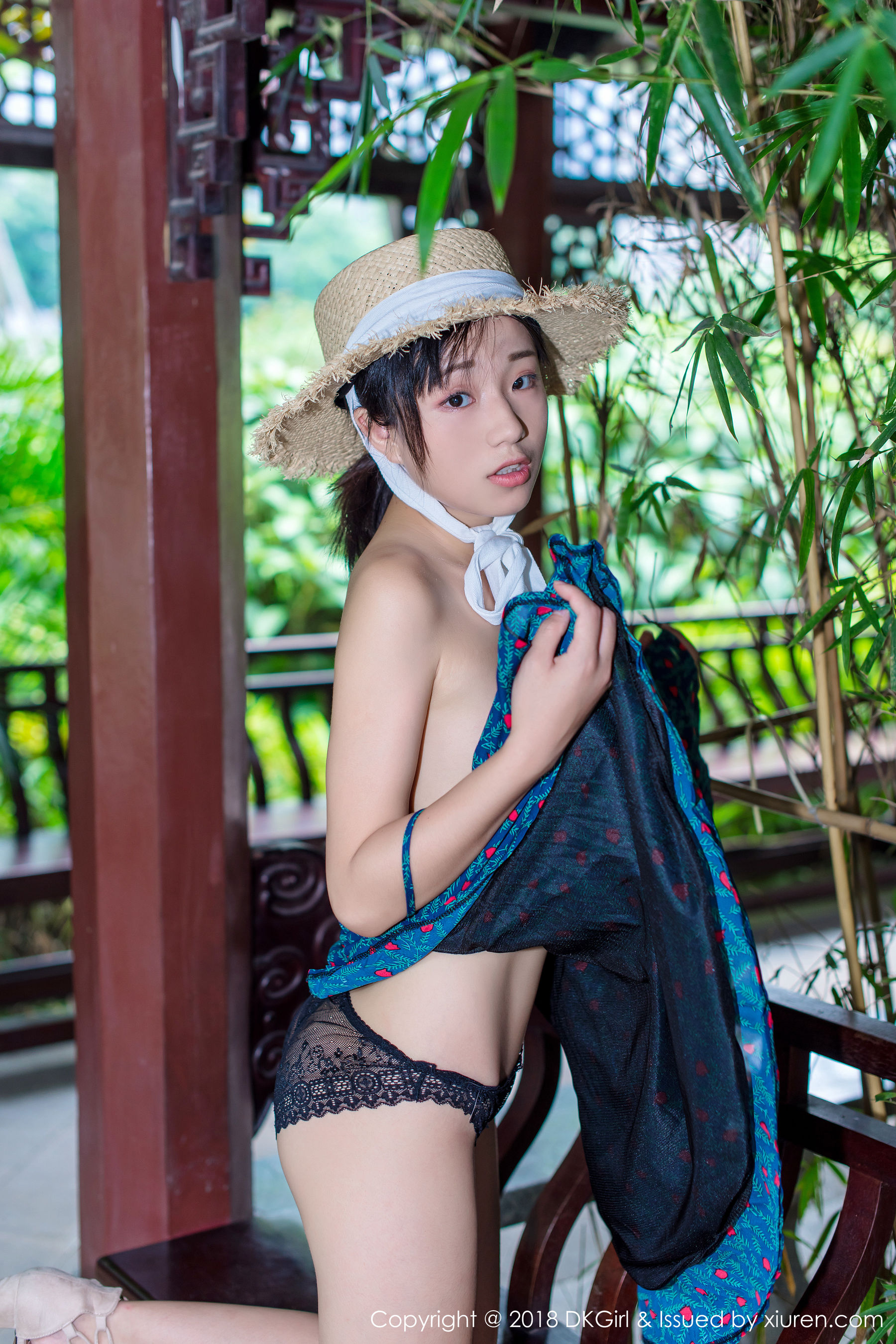 苍井优香《清纯甜美草帽少女》 [御女郎DKGirl] Vol.055