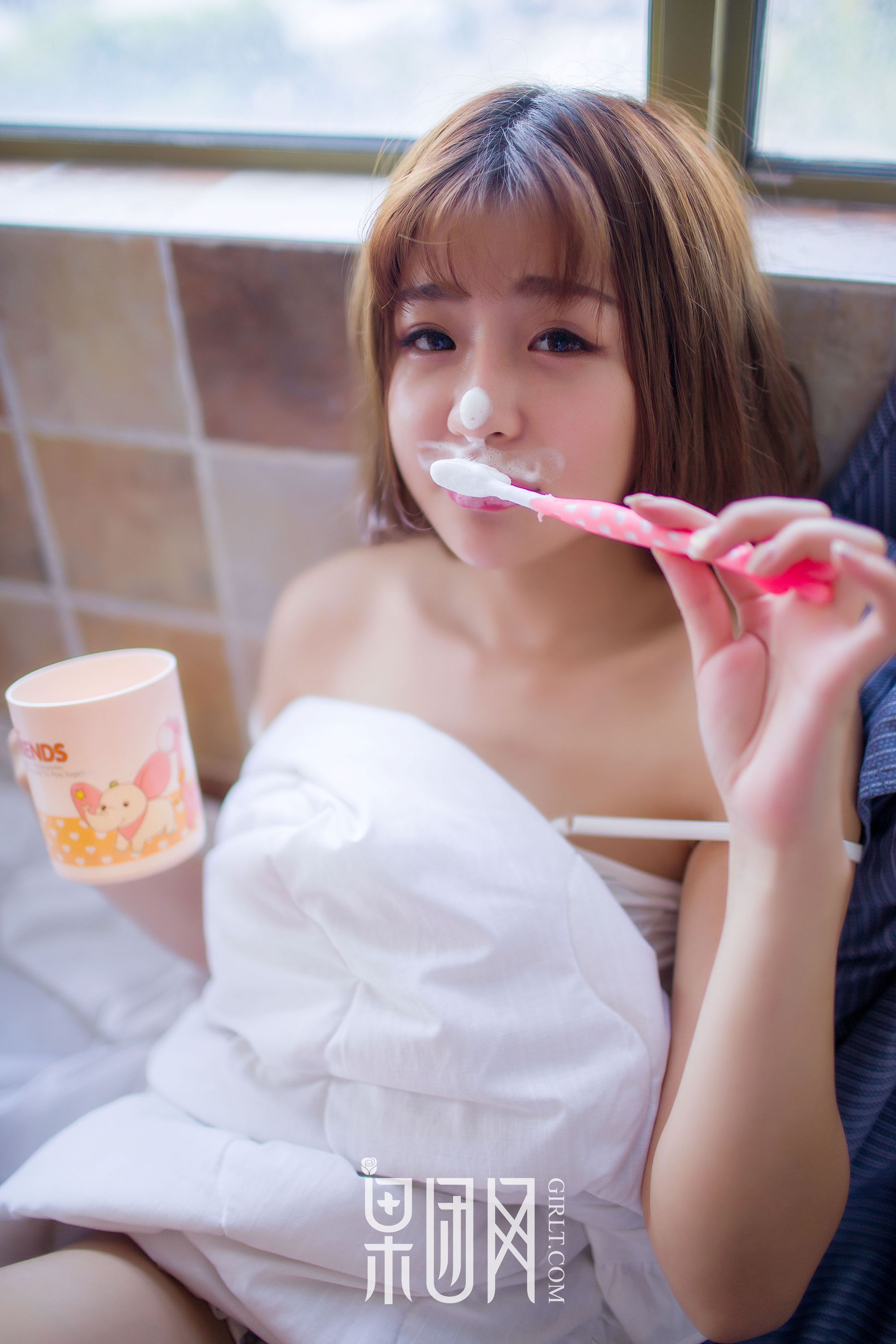 星野千美奈《巨乳萝莉》 [果团Girlt]熊川纪信 No.007