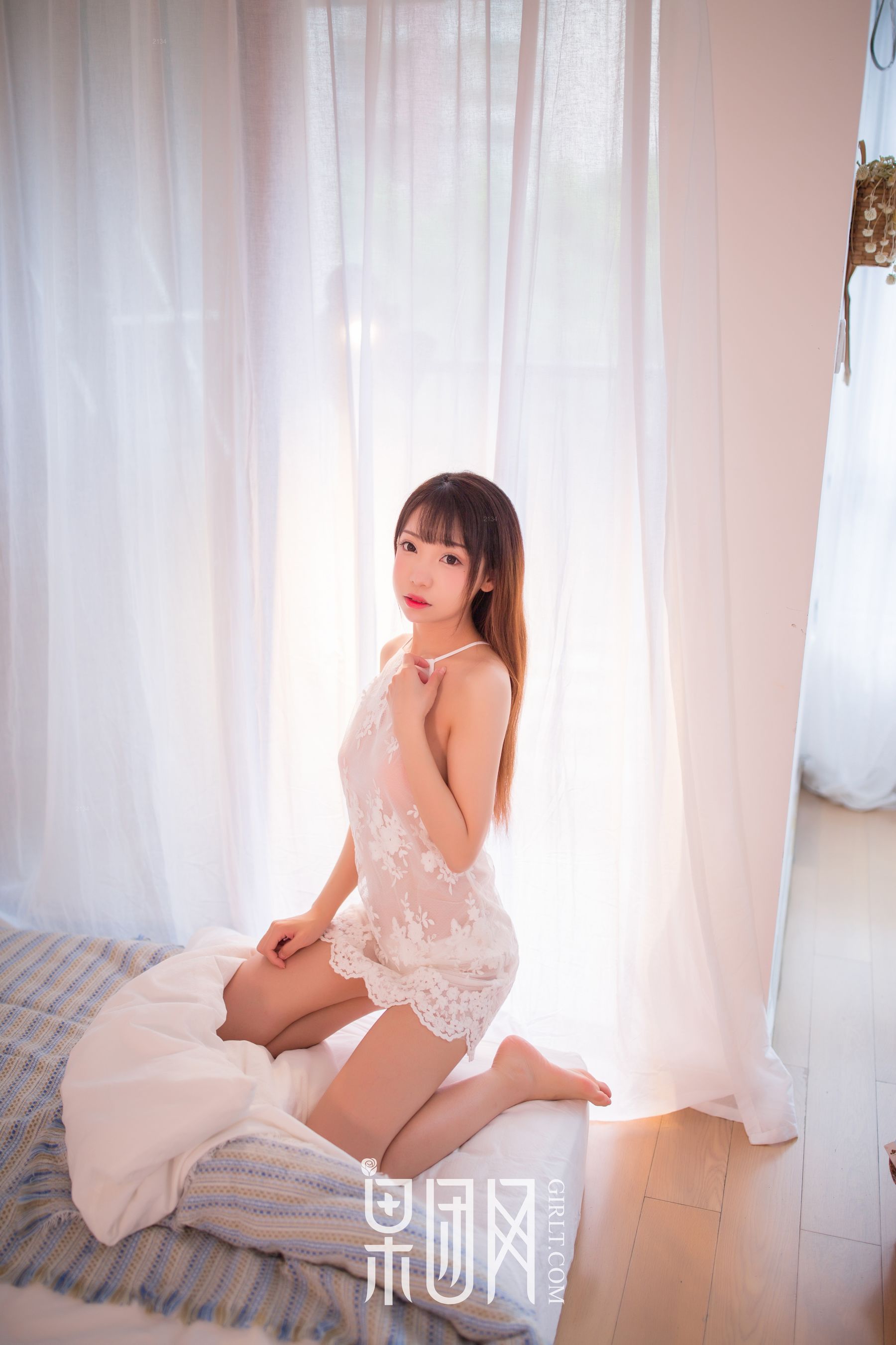《可爱萝莉大胆尝试蕾丝诱惑！》 [果团Girlt]熊川纪信 No.012