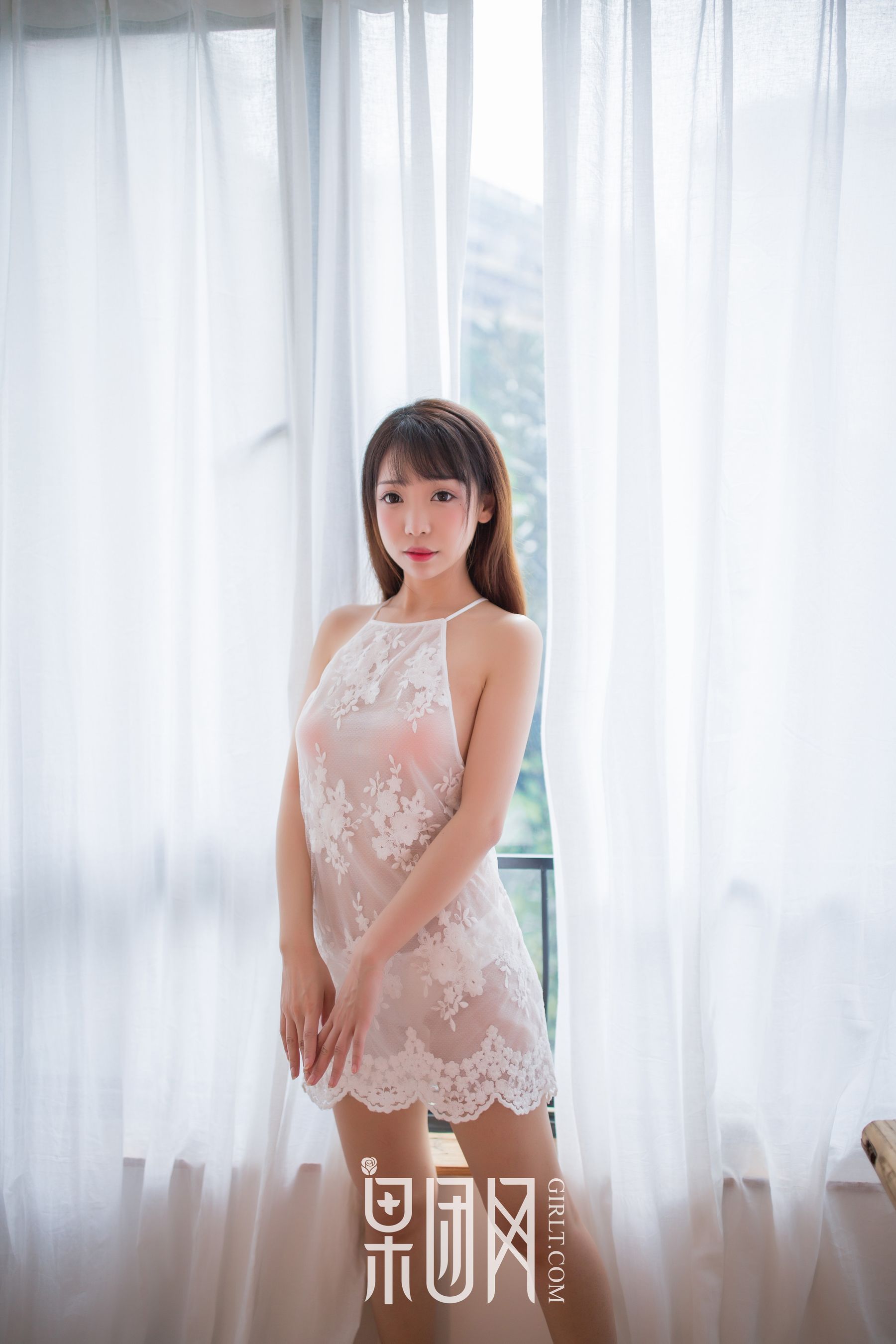 《可爱萝莉大胆尝试蕾丝诱惑！》 [果团Girlt]熊川纪信 No.012