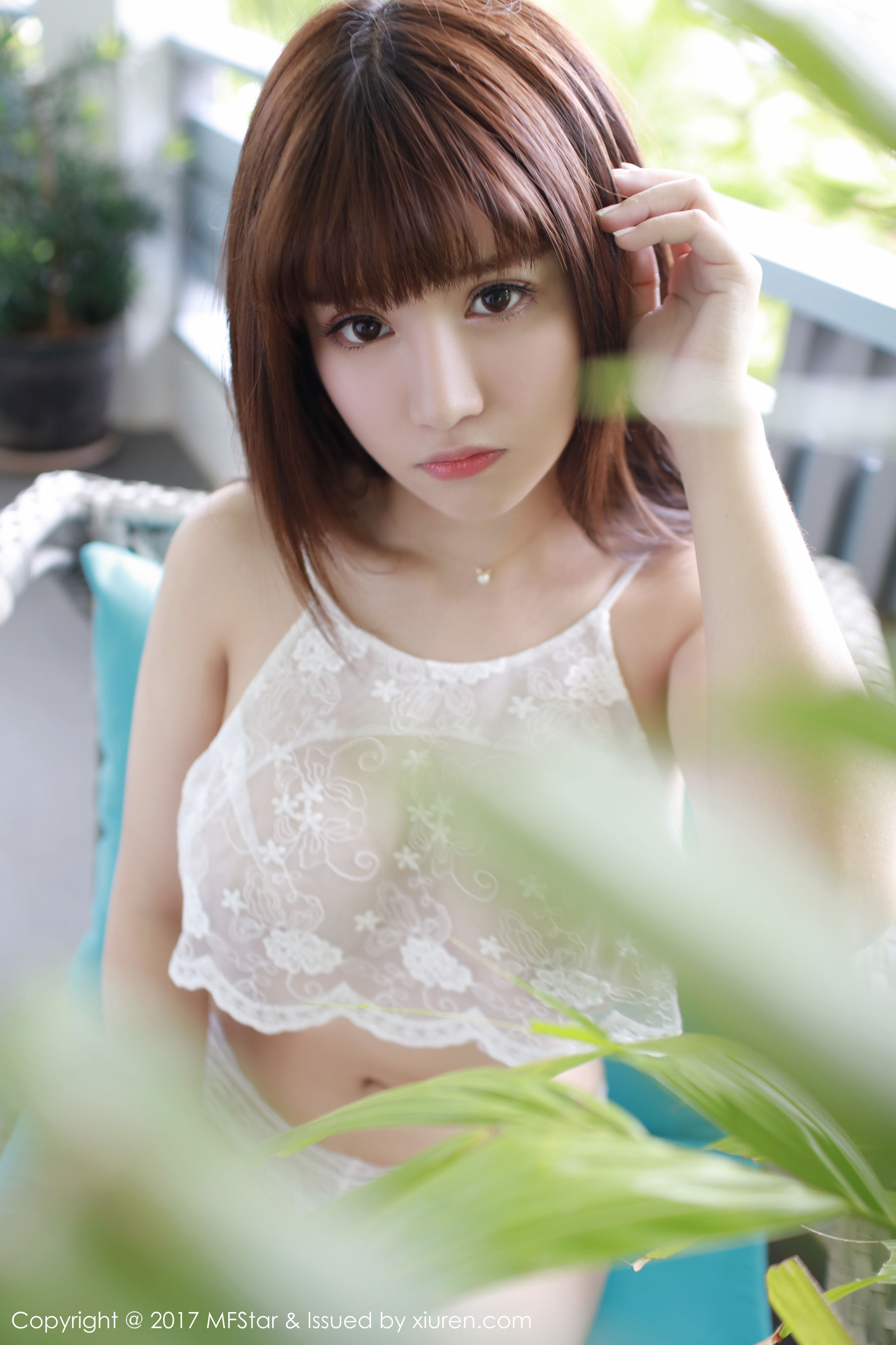 K8傲娇萌萌Vivian《性感女仆装+半透蕾丝内衣》 [模范学院MFStar] Vol.114