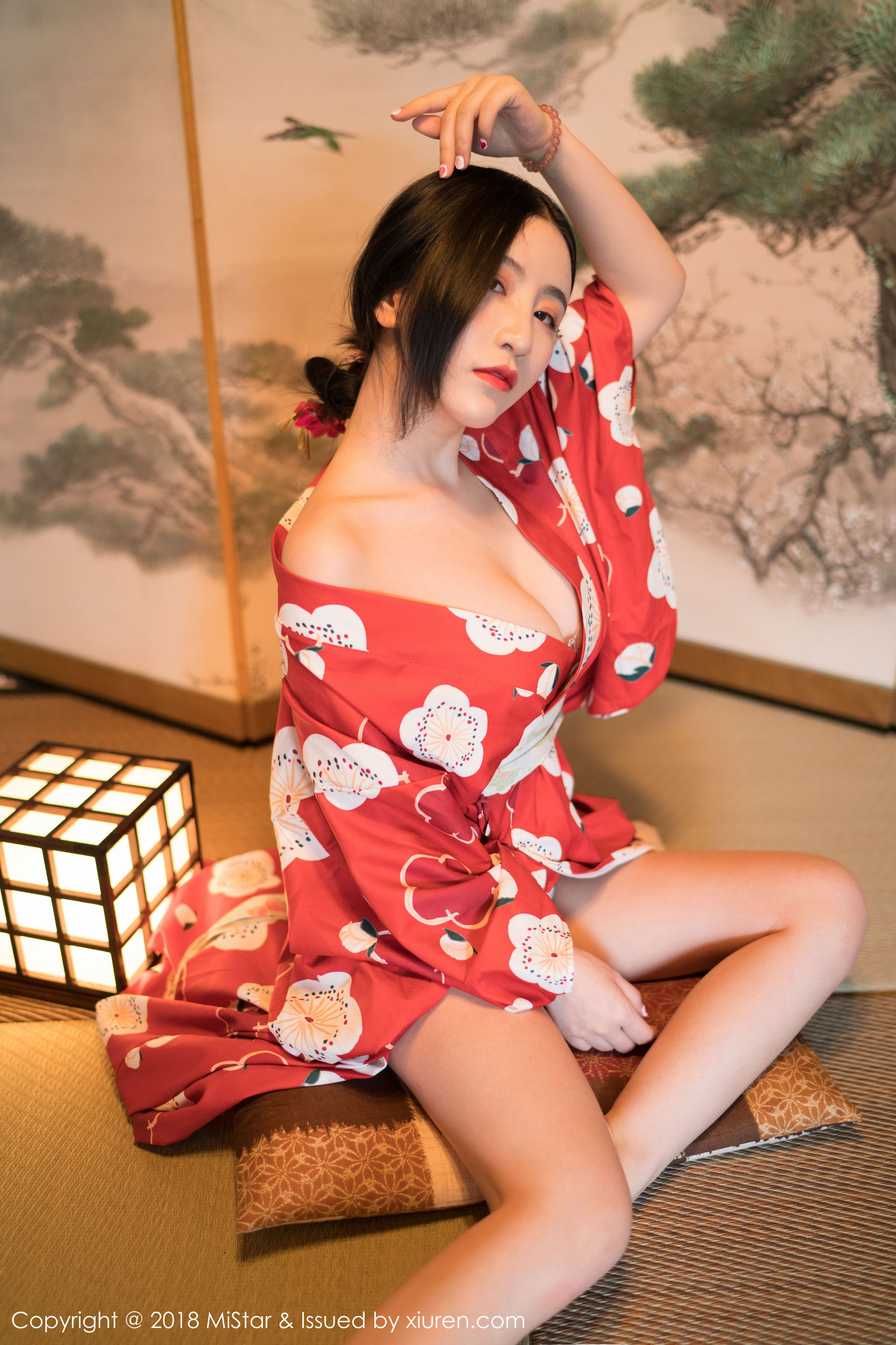 谢芷馨Sindy《娇艳红色和服》 [魅妍社MiStar] VOL.210