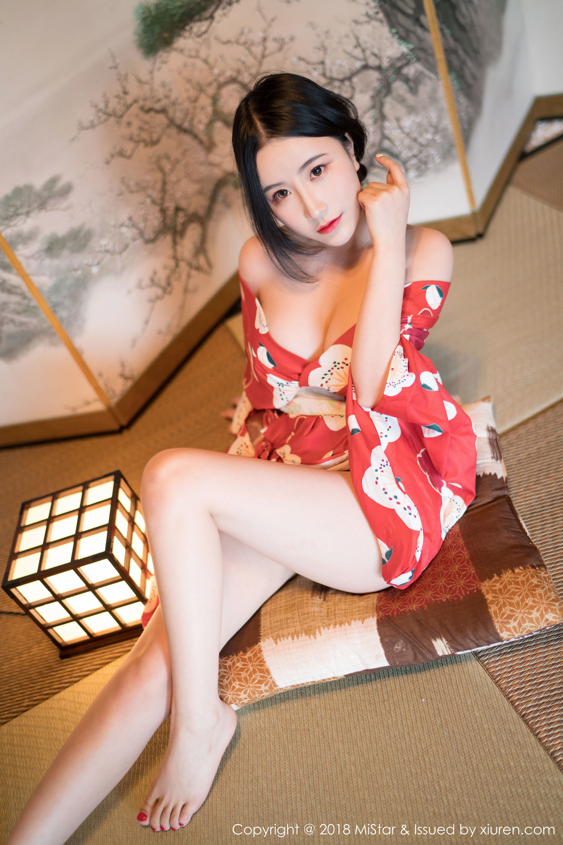 谢芷馨Sindy《娇艳红色和服》 [魅妍社MiStar] VOL.210