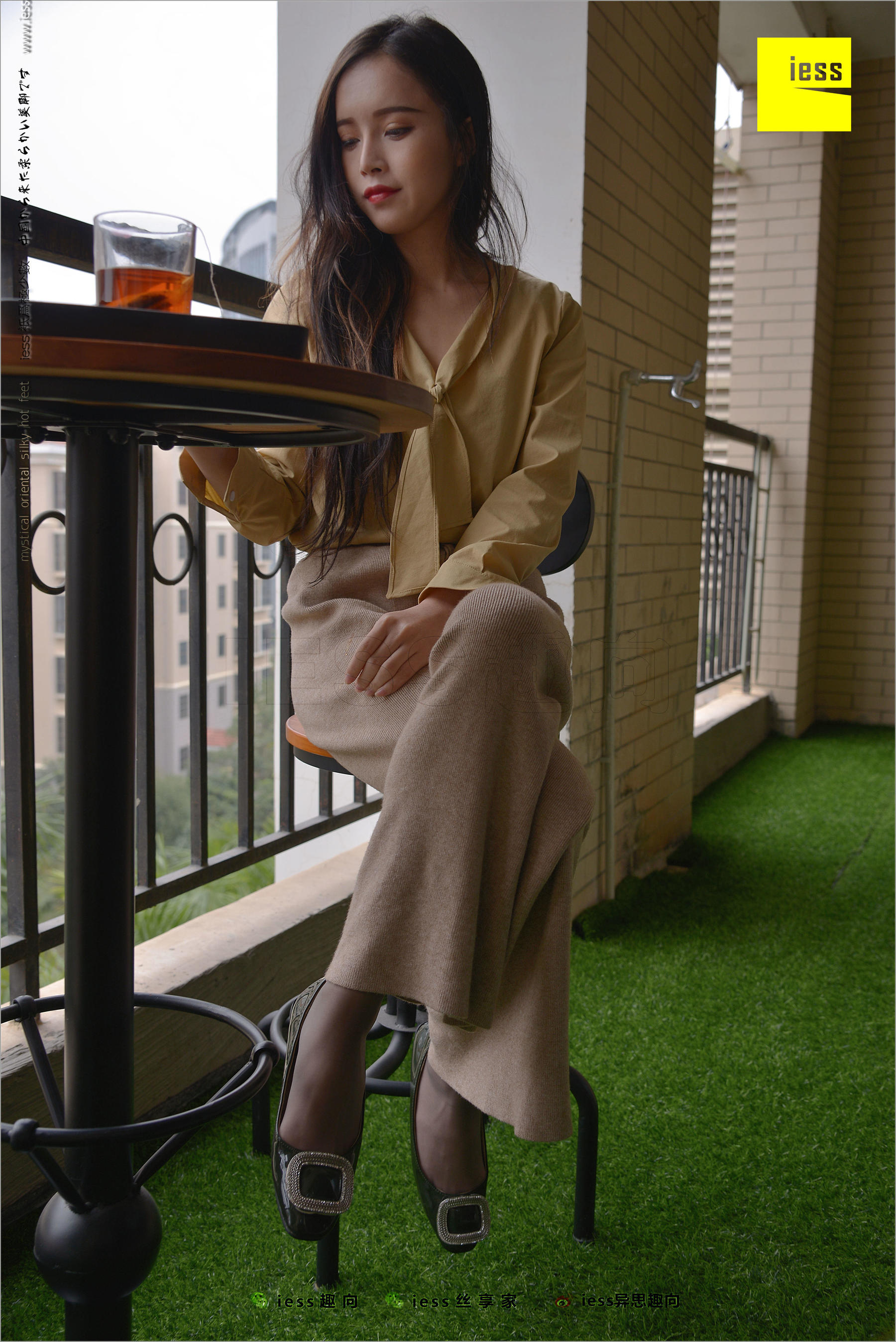 小羽《小羽、船袜、短丝和平底鞋》精简版 [异思趣向IESS] 丝足便当218