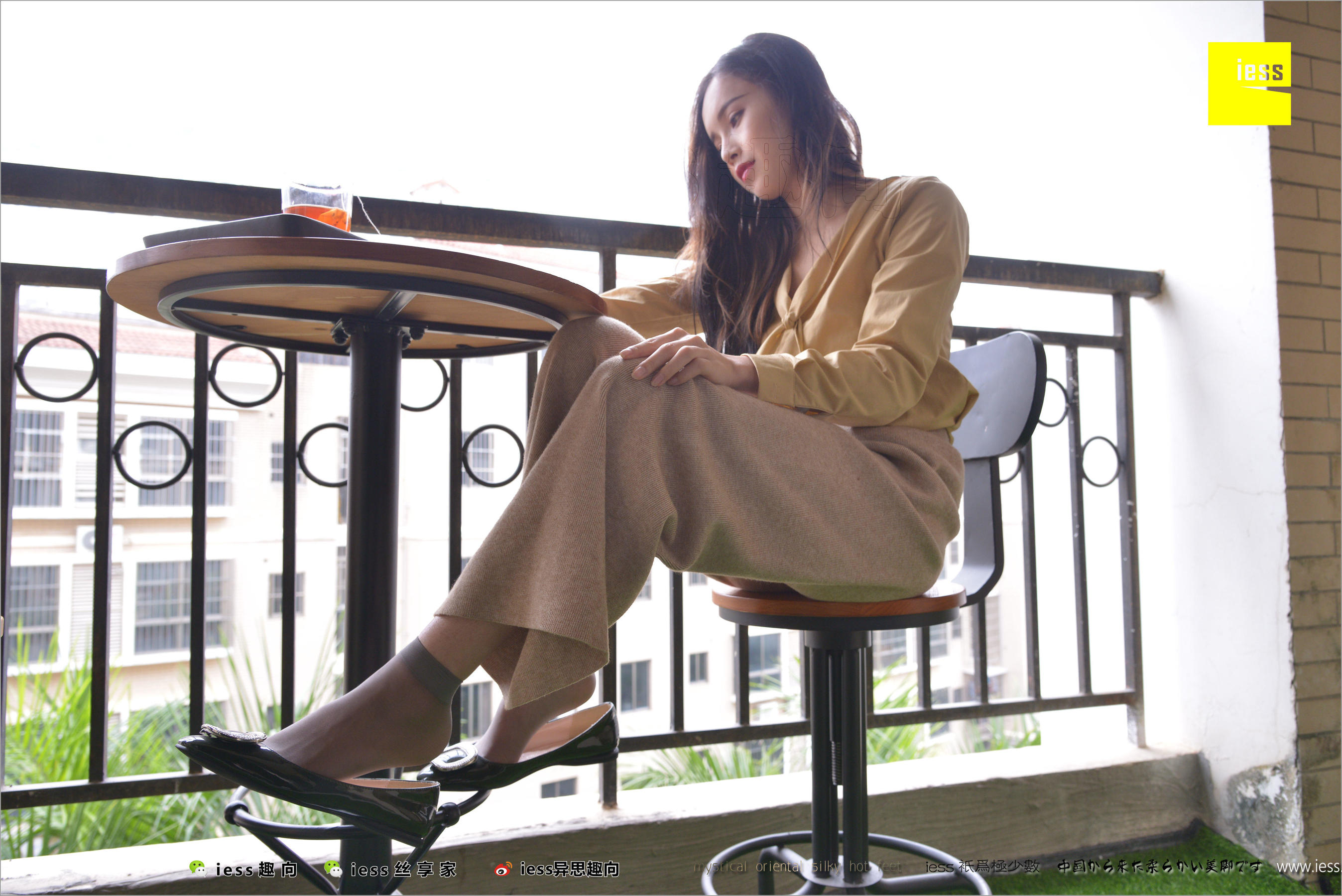 小羽《小羽、船袜、短丝和平底鞋》精简版 [异思趣向IESS] 丝足便当218