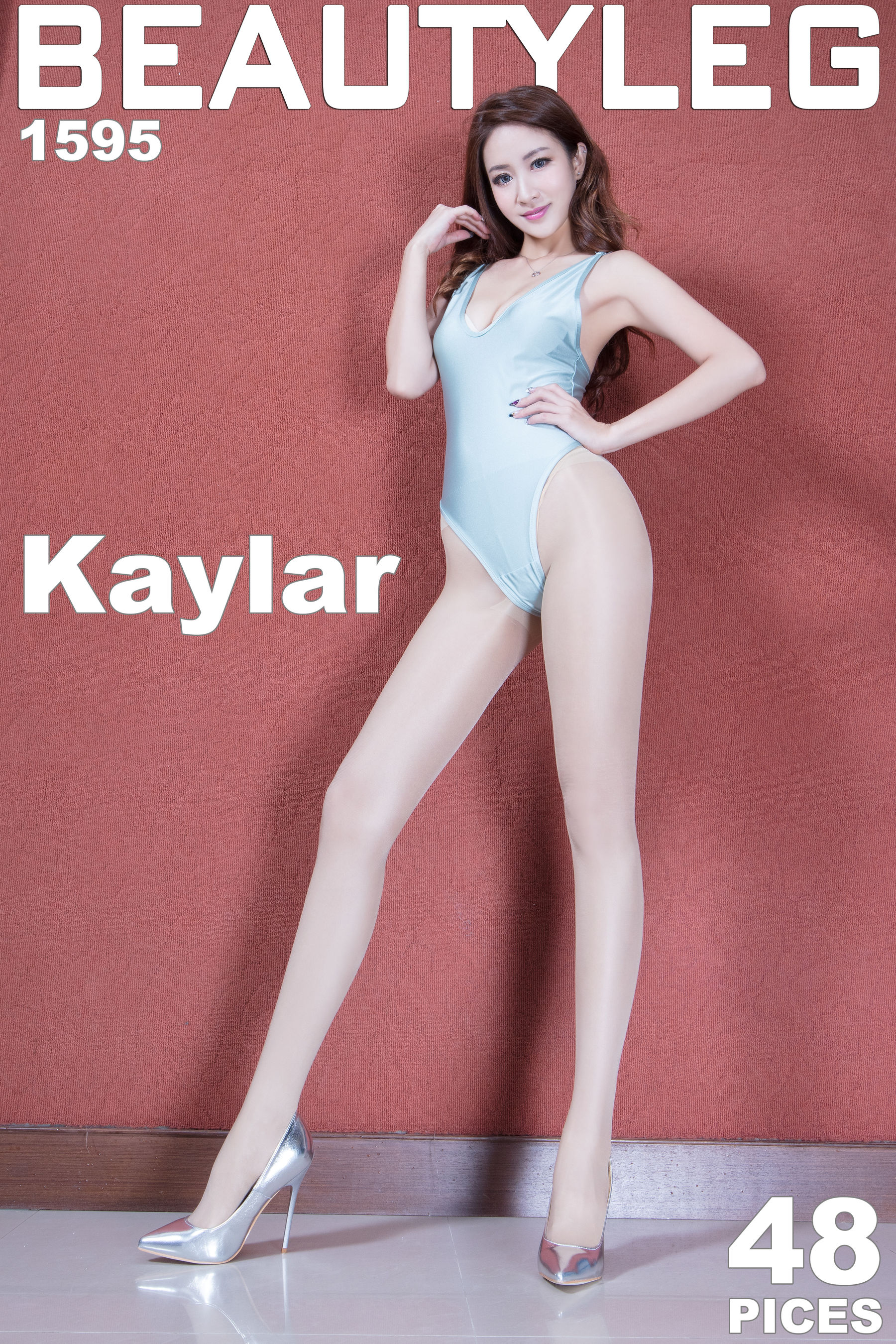 康凯乐Kaylar《肉丝高叉+白丝内衣》 [Beautyleg] No.1595