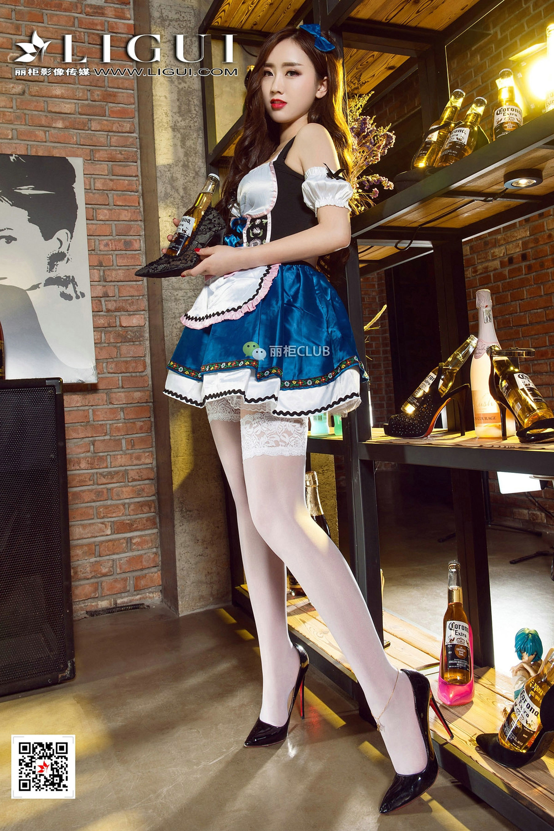 Model 然然《白丝美腿丝脚》 [丽柜Ligui]