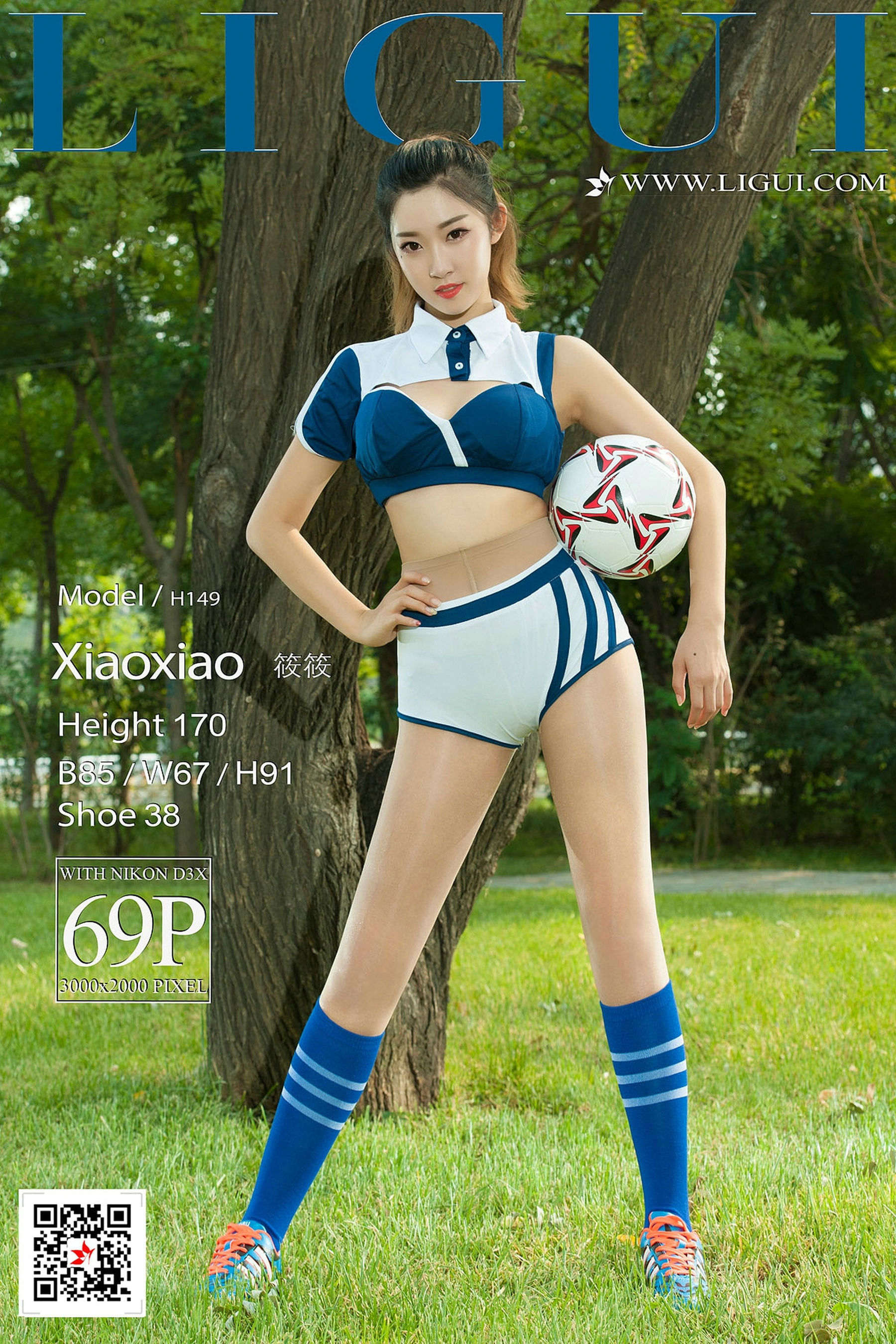 Model 筱筱《球场少女》 [丽柜Ligui]