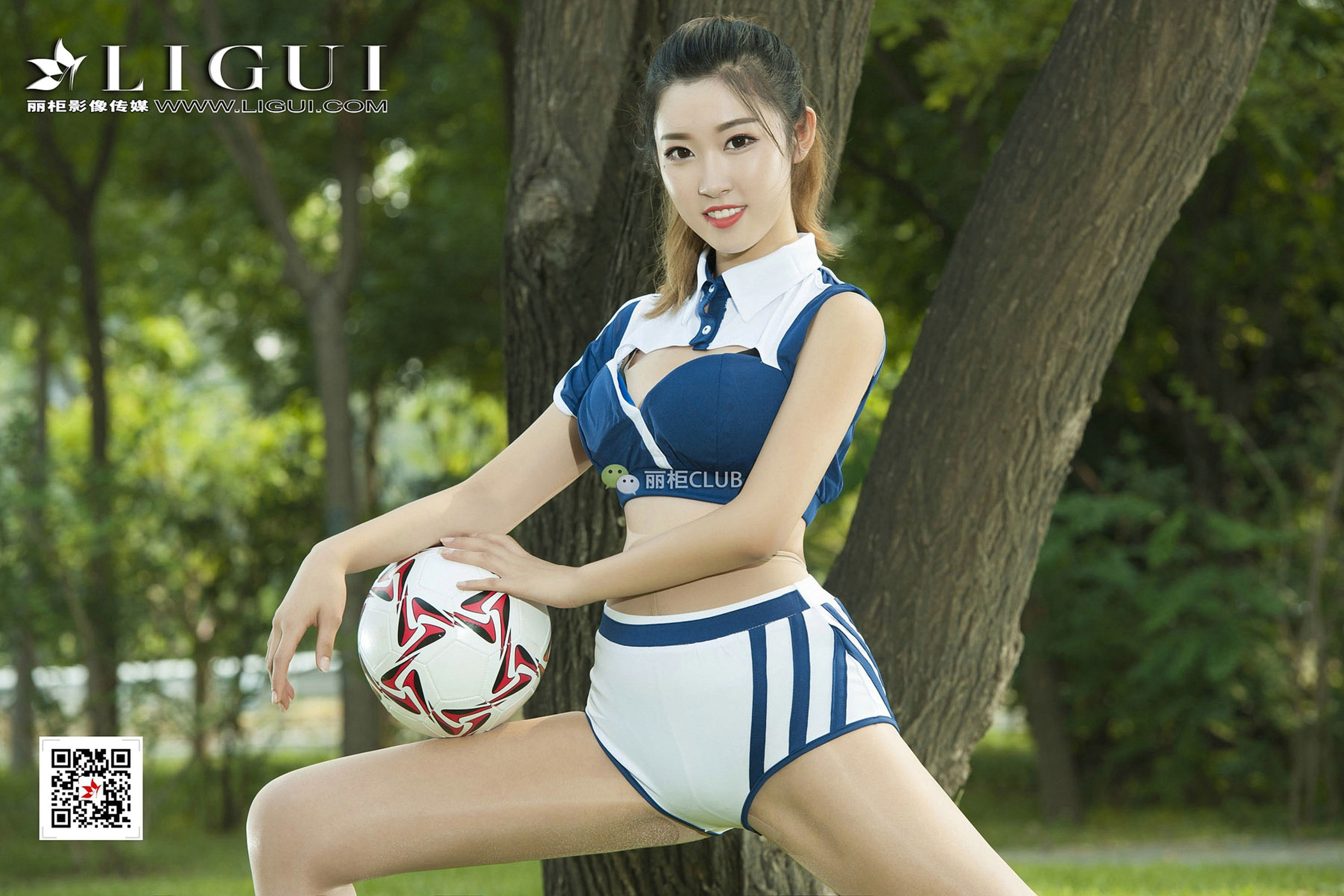 Model 筱筱《球场少女》 [丽柜Ligui]