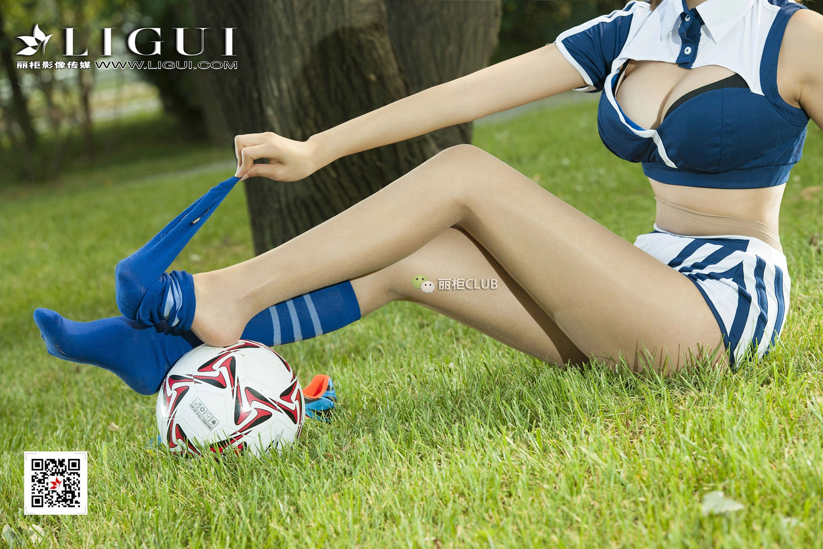 Model 筱筱《球场少女》 [丽柜Ligui]