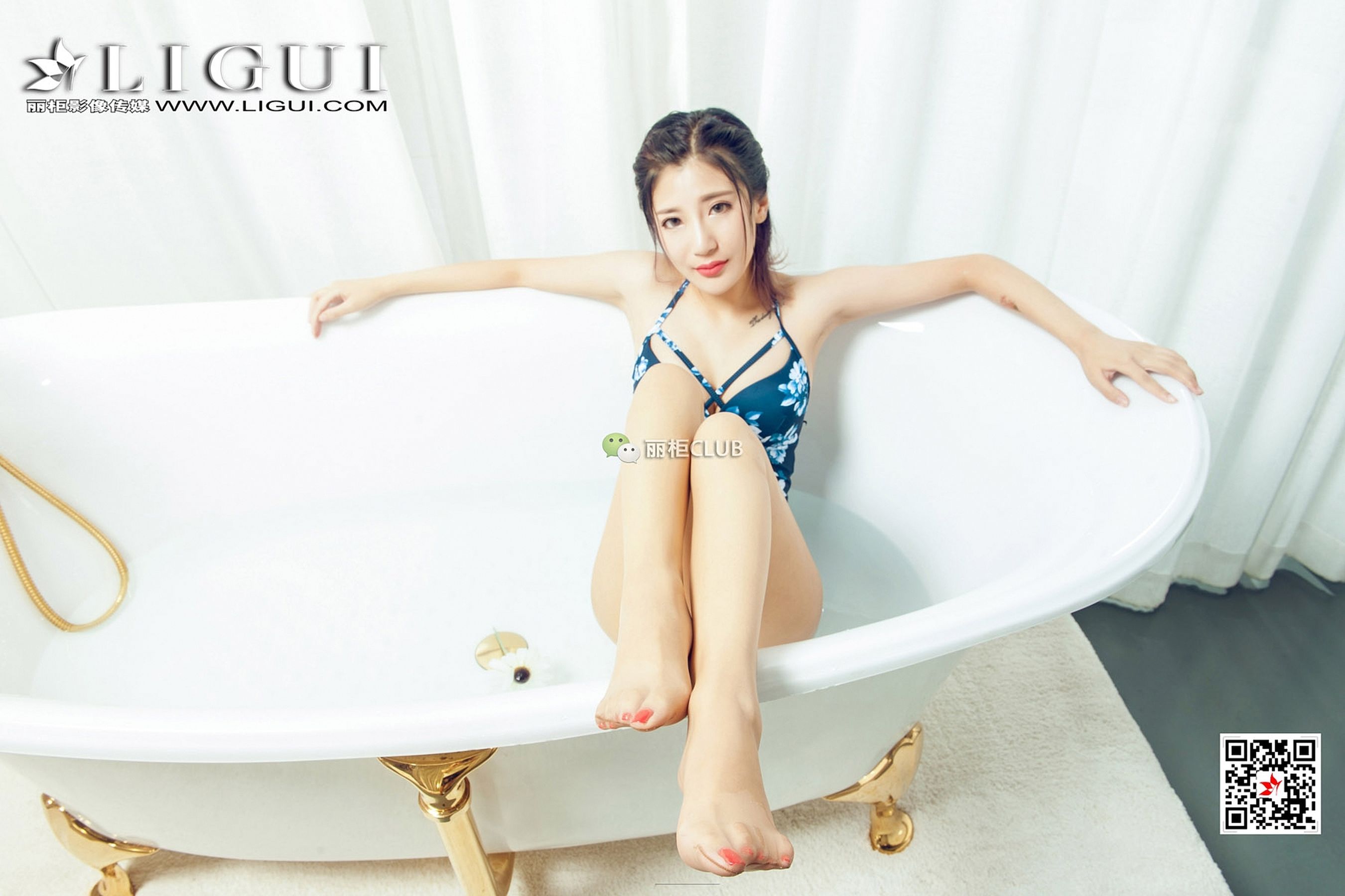 Model 悠悠《浴缸玉足》 [丽柜Ligui]