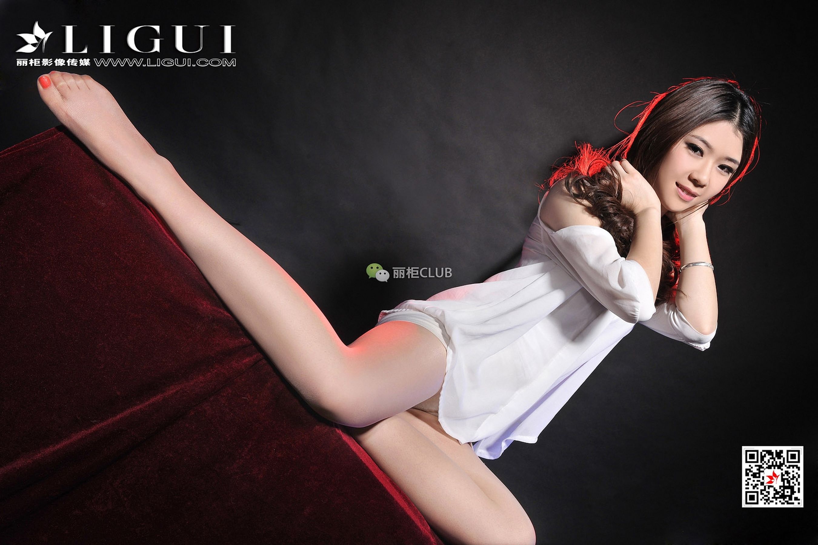 Model 美辰《肉丝玉足》 [丽柜Ligui]