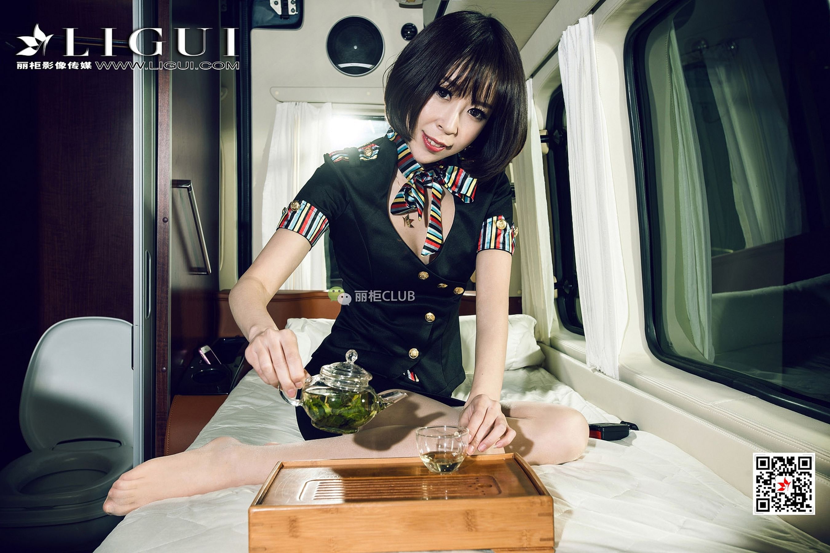 Model 足模Vicky《空姐丝足》 [丽柜Ligui]