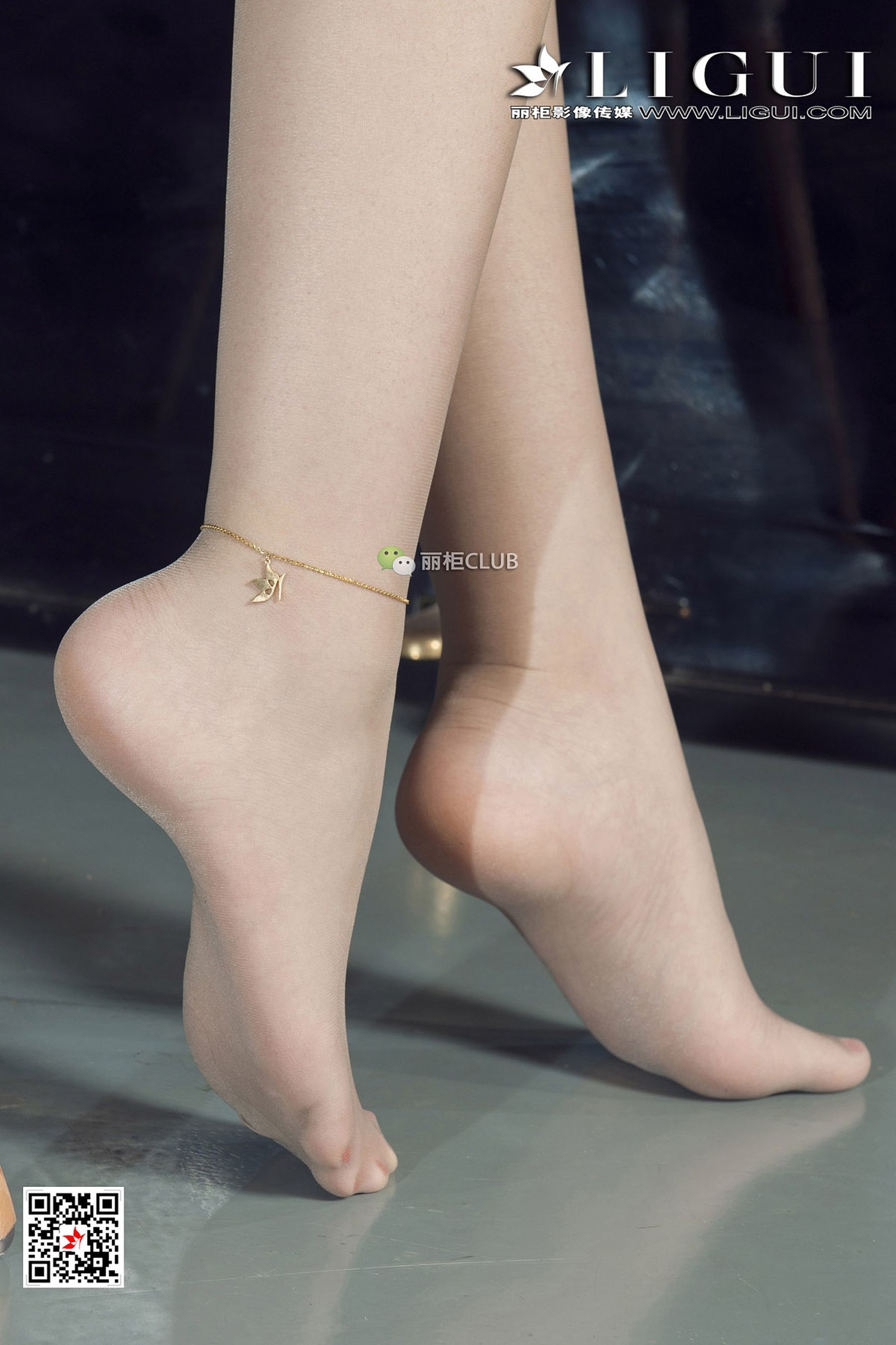 Model 刘镗《办公室肉丝袜美腿丝足》 [丽柜Ligui]