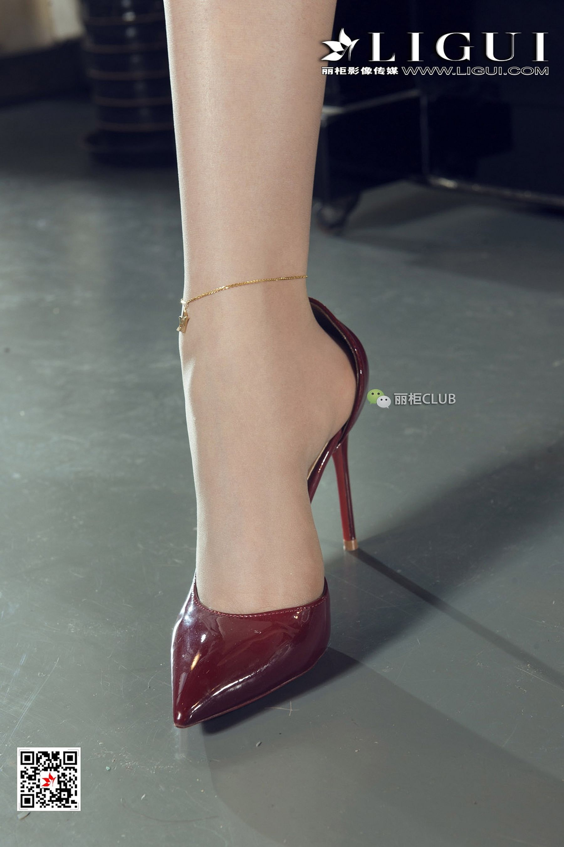 Model 刘镗《办公室肉丝袜美腿丝足》 [丽柜Ligui]