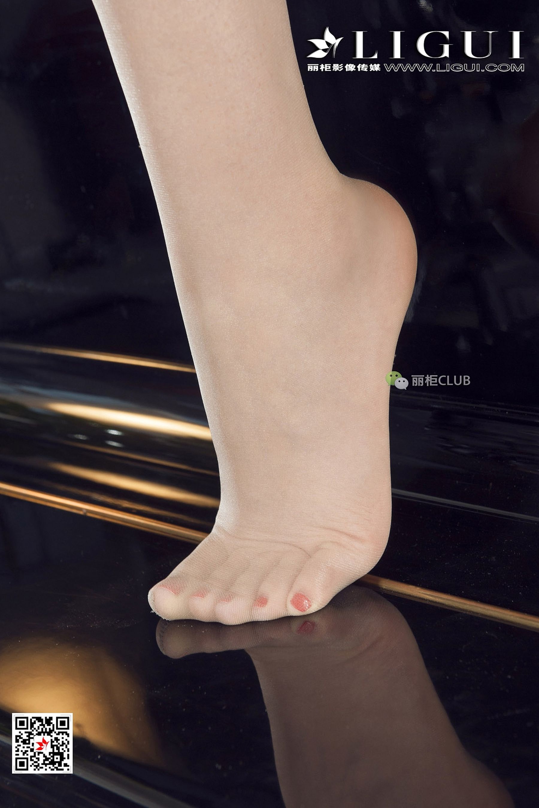 Model 刘镗《办公室肉丝袜美腿丝足》 [丽柜Ligui]