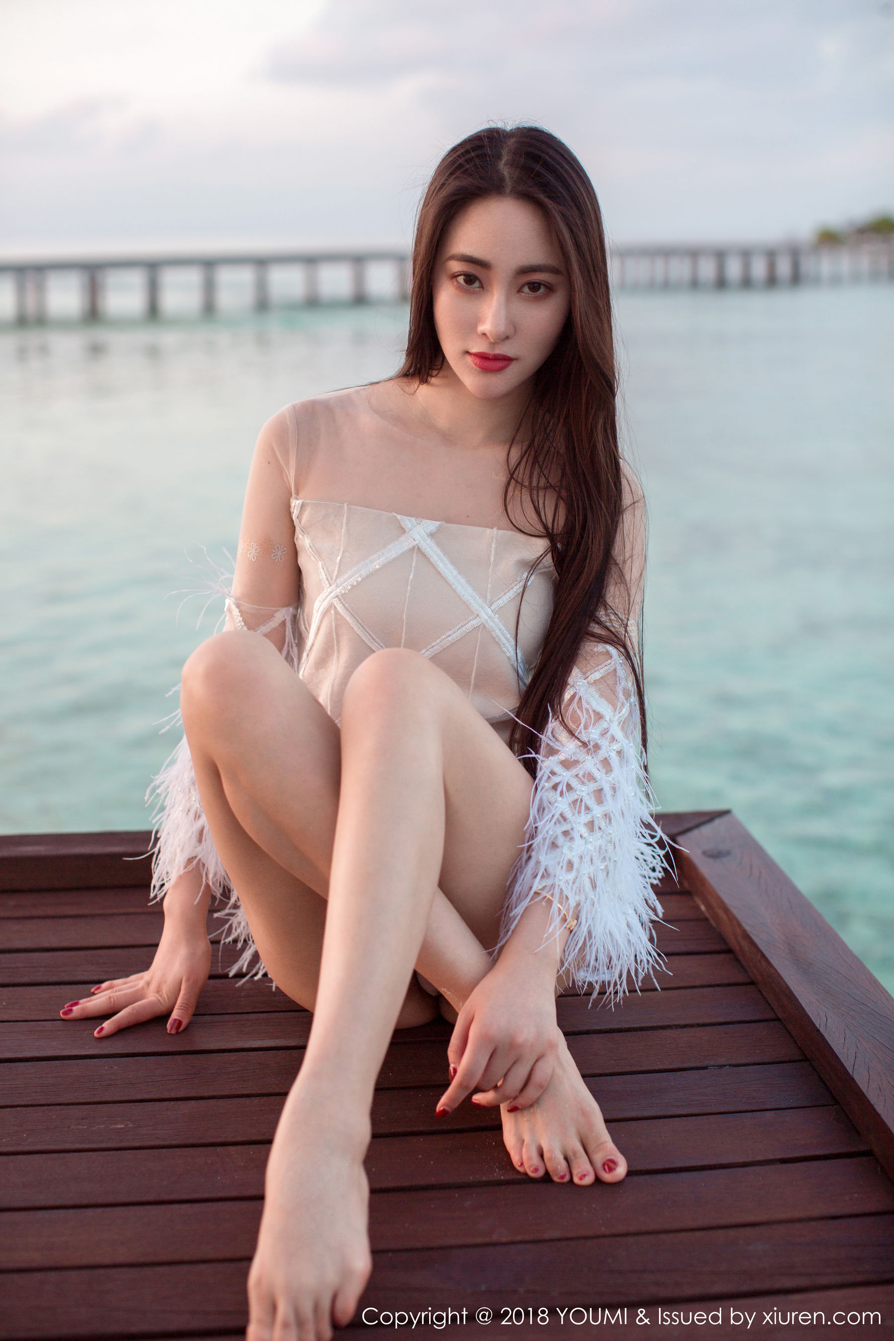 穆菲菲《马尔代夫旅拍》海边主题写真 [尤蜜荟YouMi] Vol.135