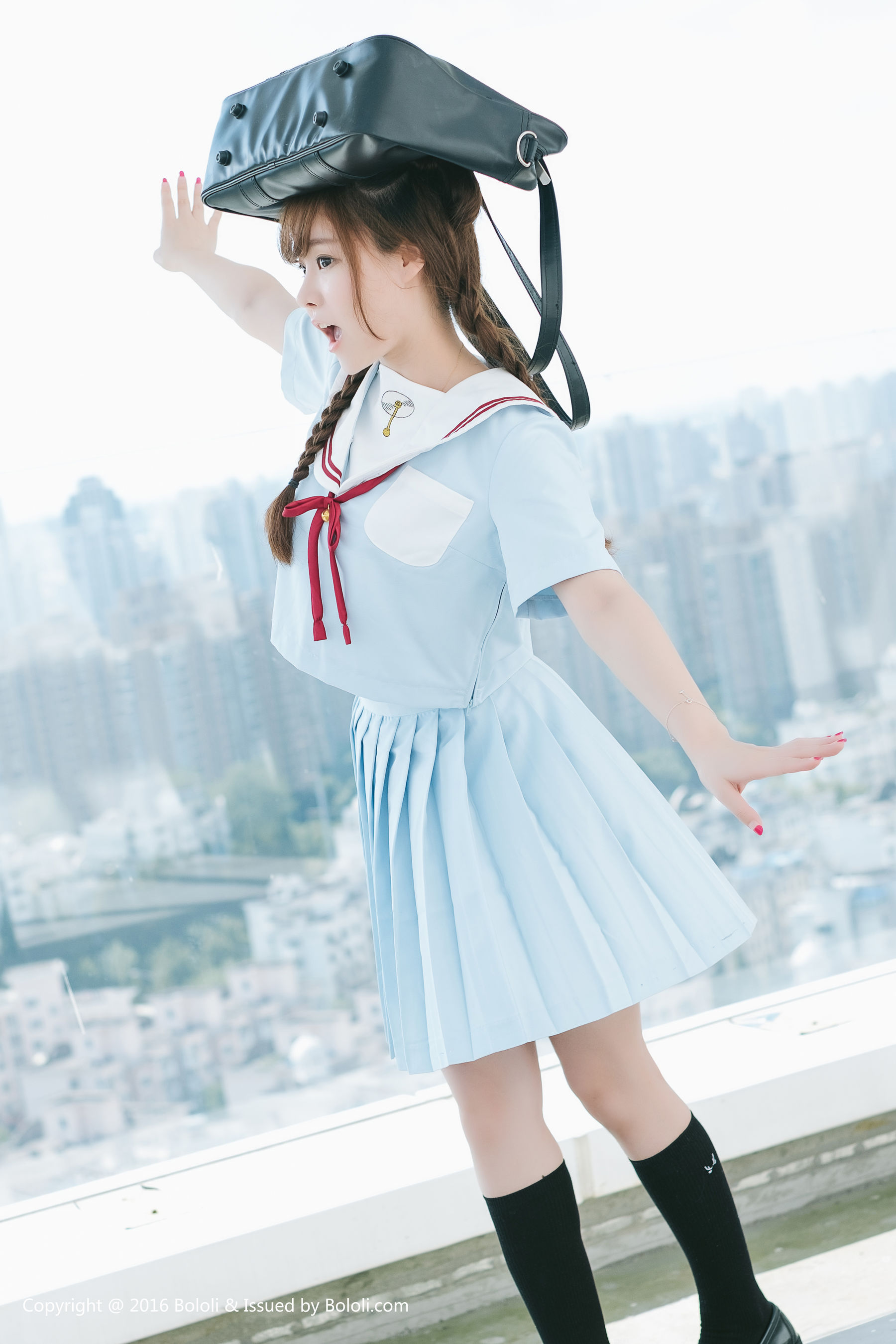 柳侑绮《日系校服少女》 [激萌文化Kimoe] Vol.025
