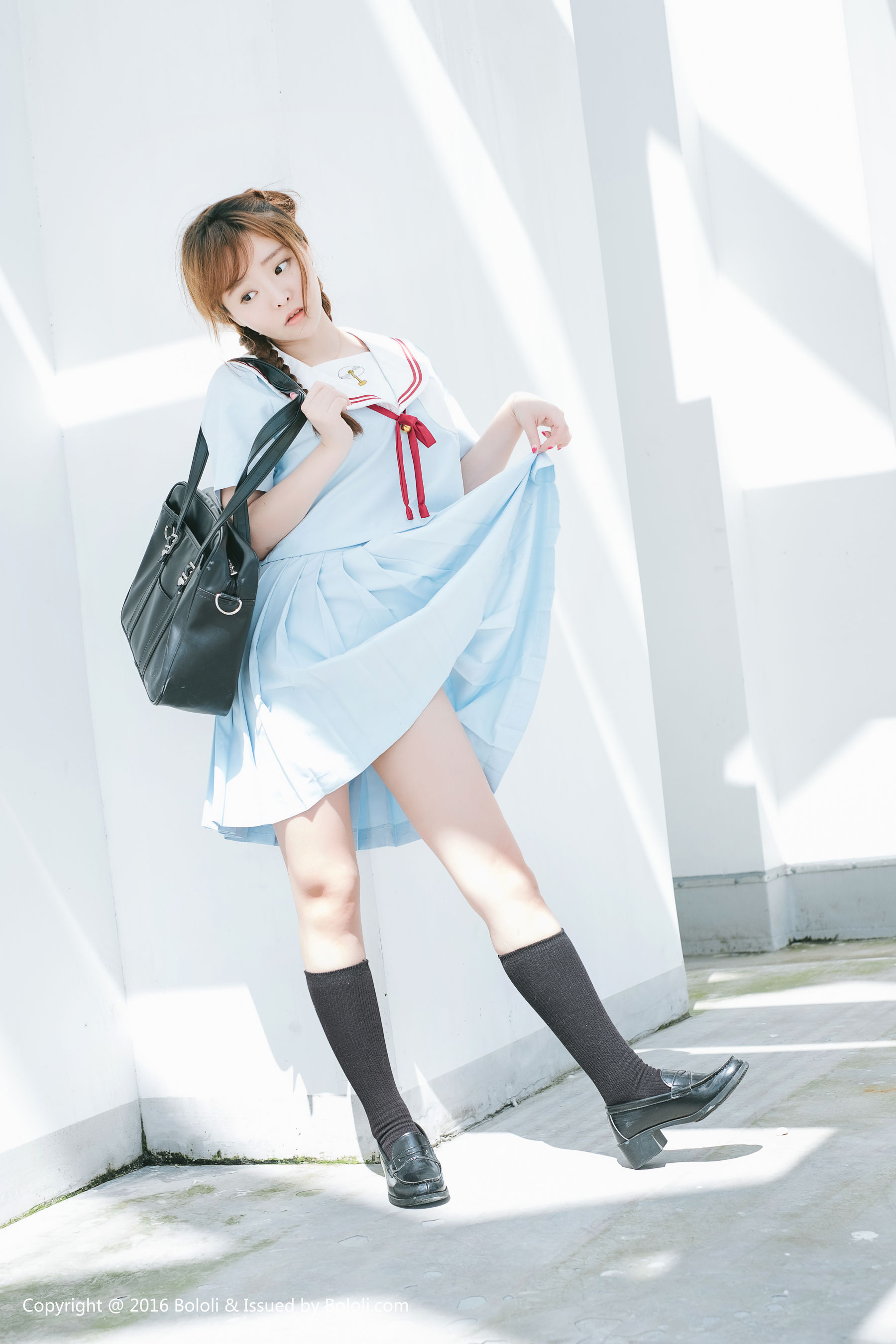 柳侑绮《日系校服少女》 [激萌文化Kimoe] Vol.025