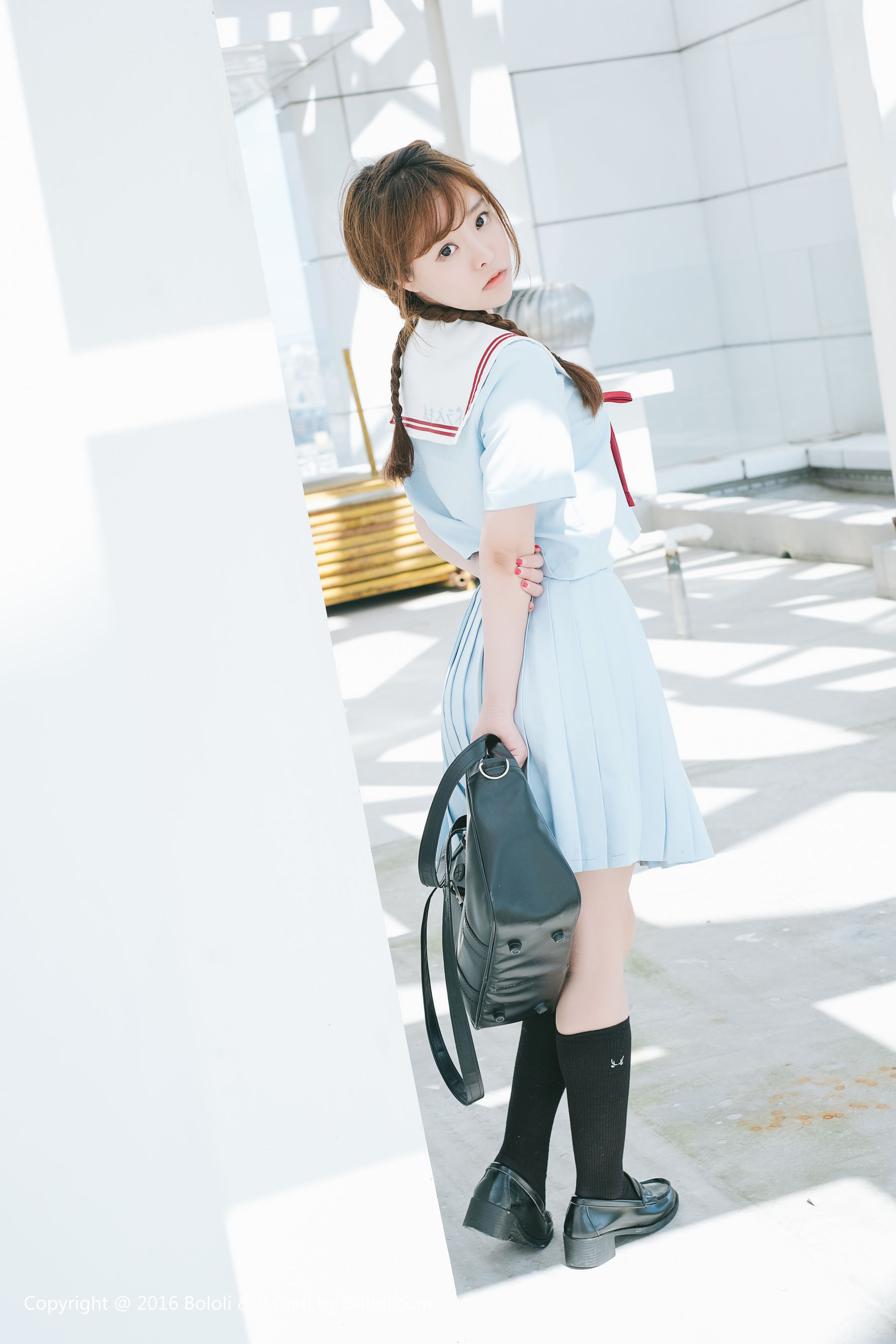 柳侑绮《日系校服少女》 [激萌文化Kimoe] Vol.025