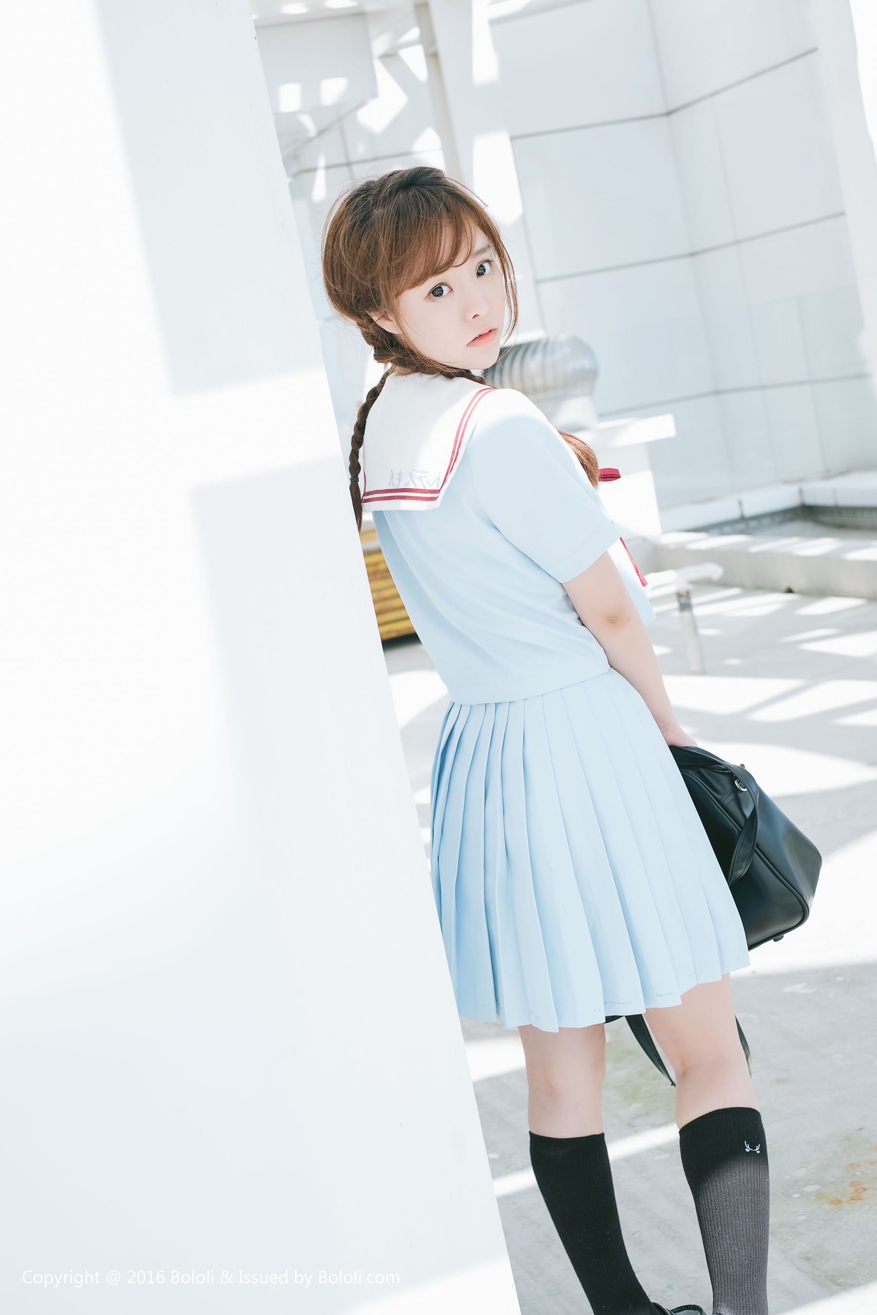 柳侑绮《日系校服少女》 [激萌文化Kimoe] Vol.025