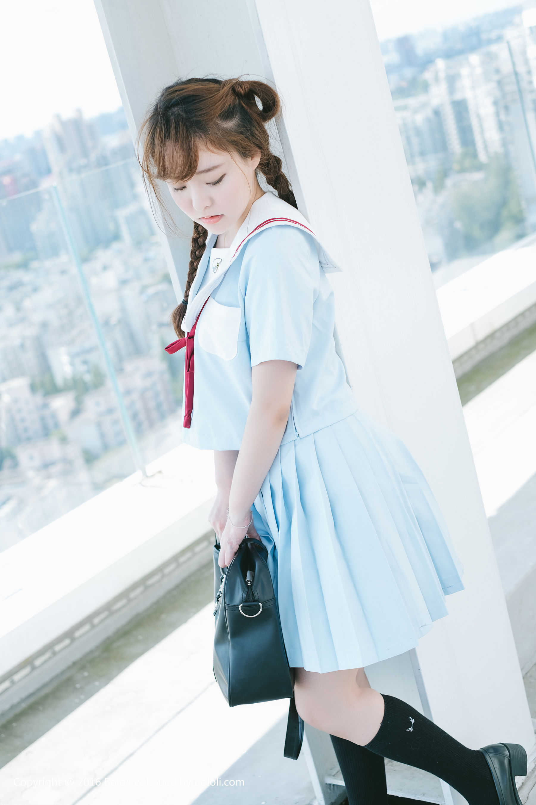 柳侑绮《日系校服少女》 [激萌文化Kimoe] Vol.025