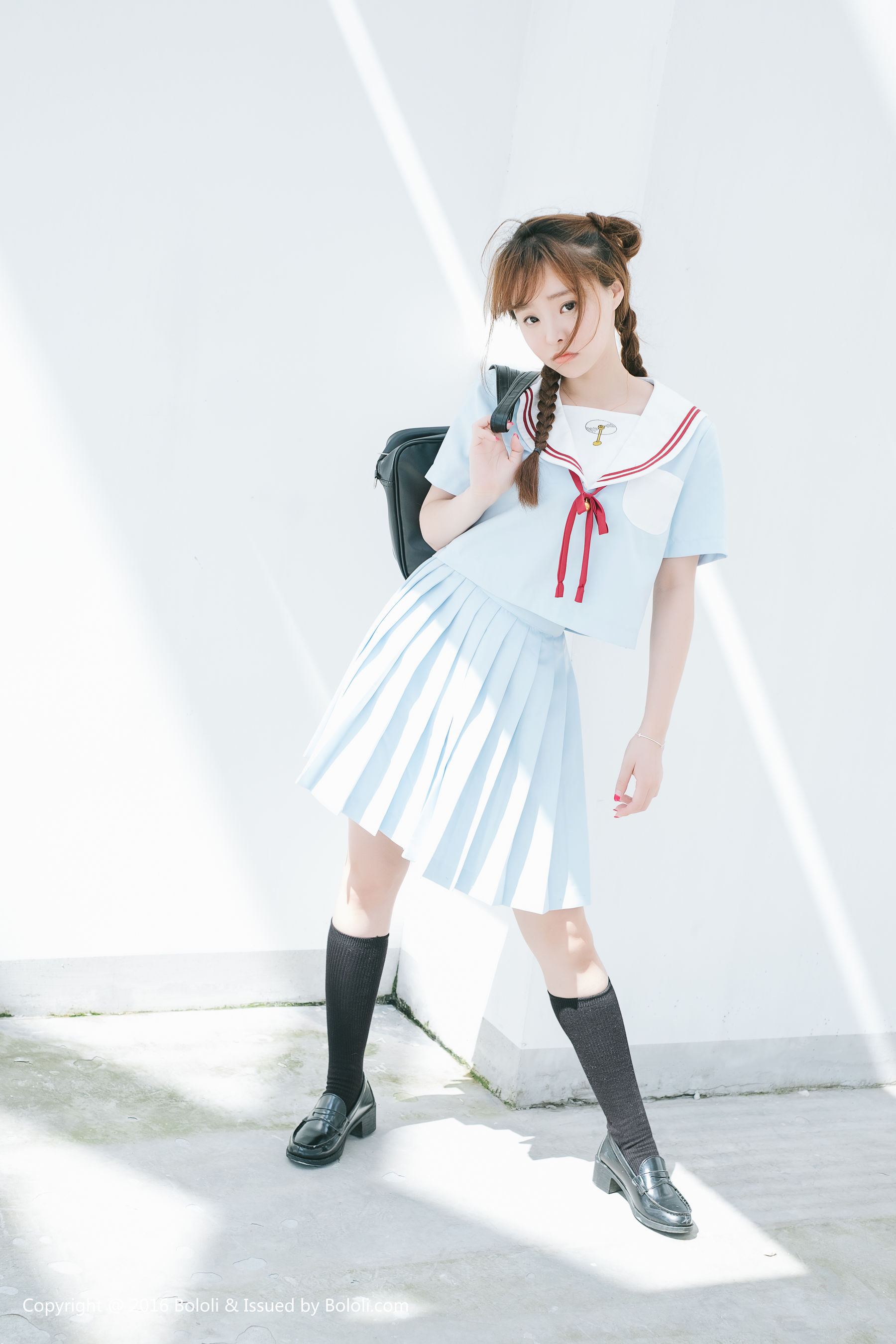 柳侑绮《日系校服少女》 [激萌文化Kimoe] Vol.025