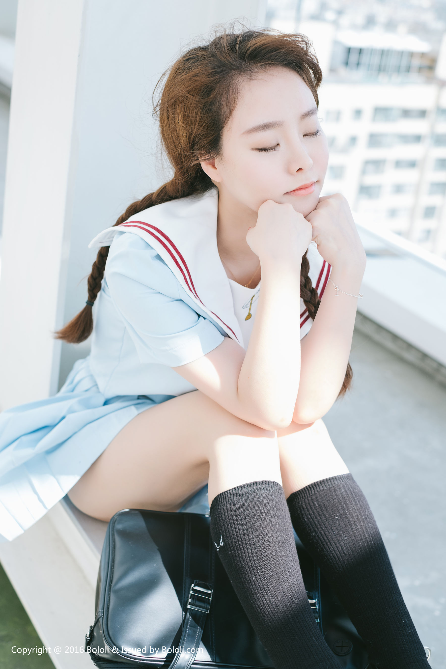 柳侑绮《日系校服少女》 [激萌文化Kimoe] Vol.025