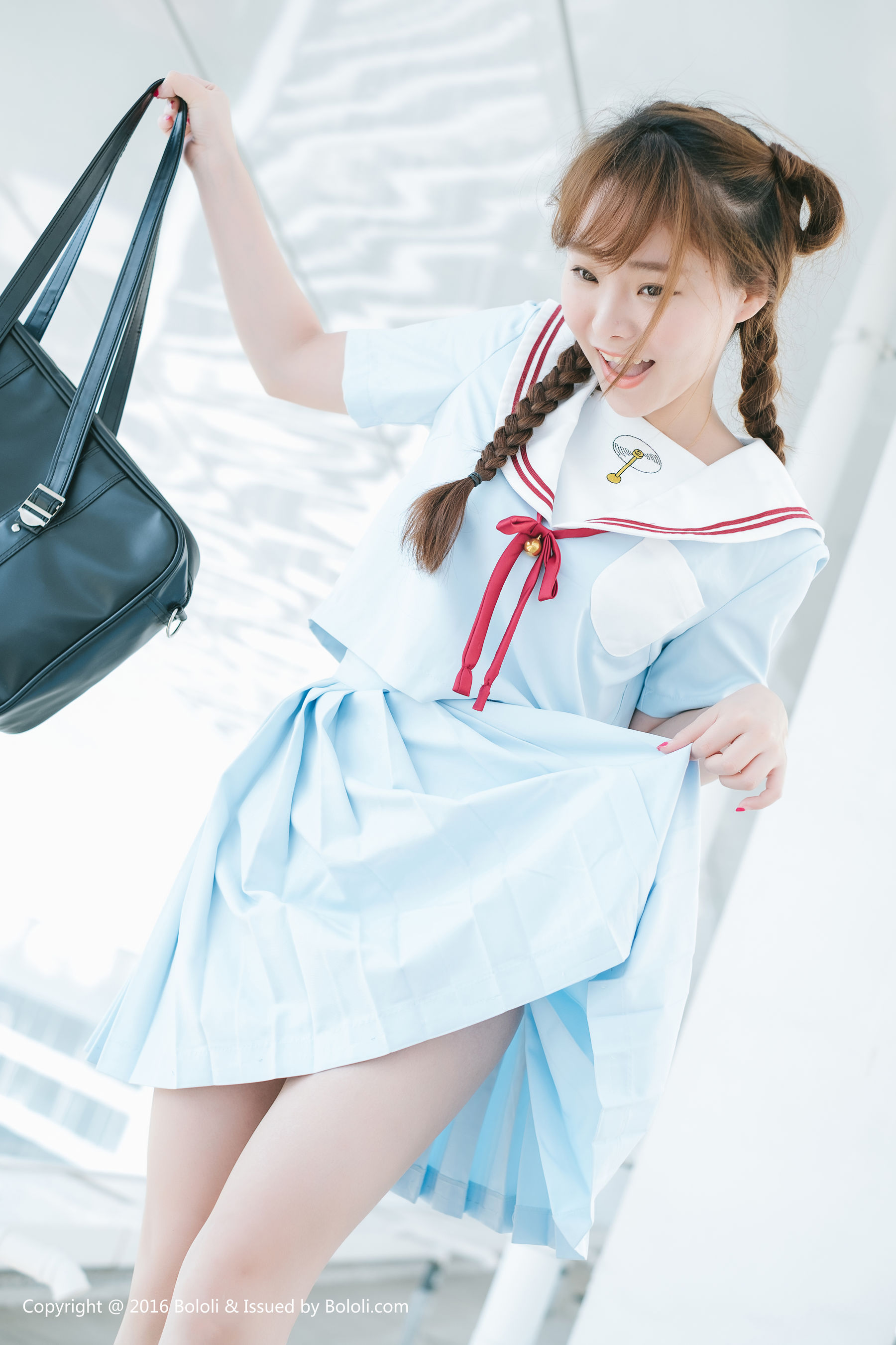 柳侑绮《日系校服少女》 [激萌文化Kimoe] Vol.025