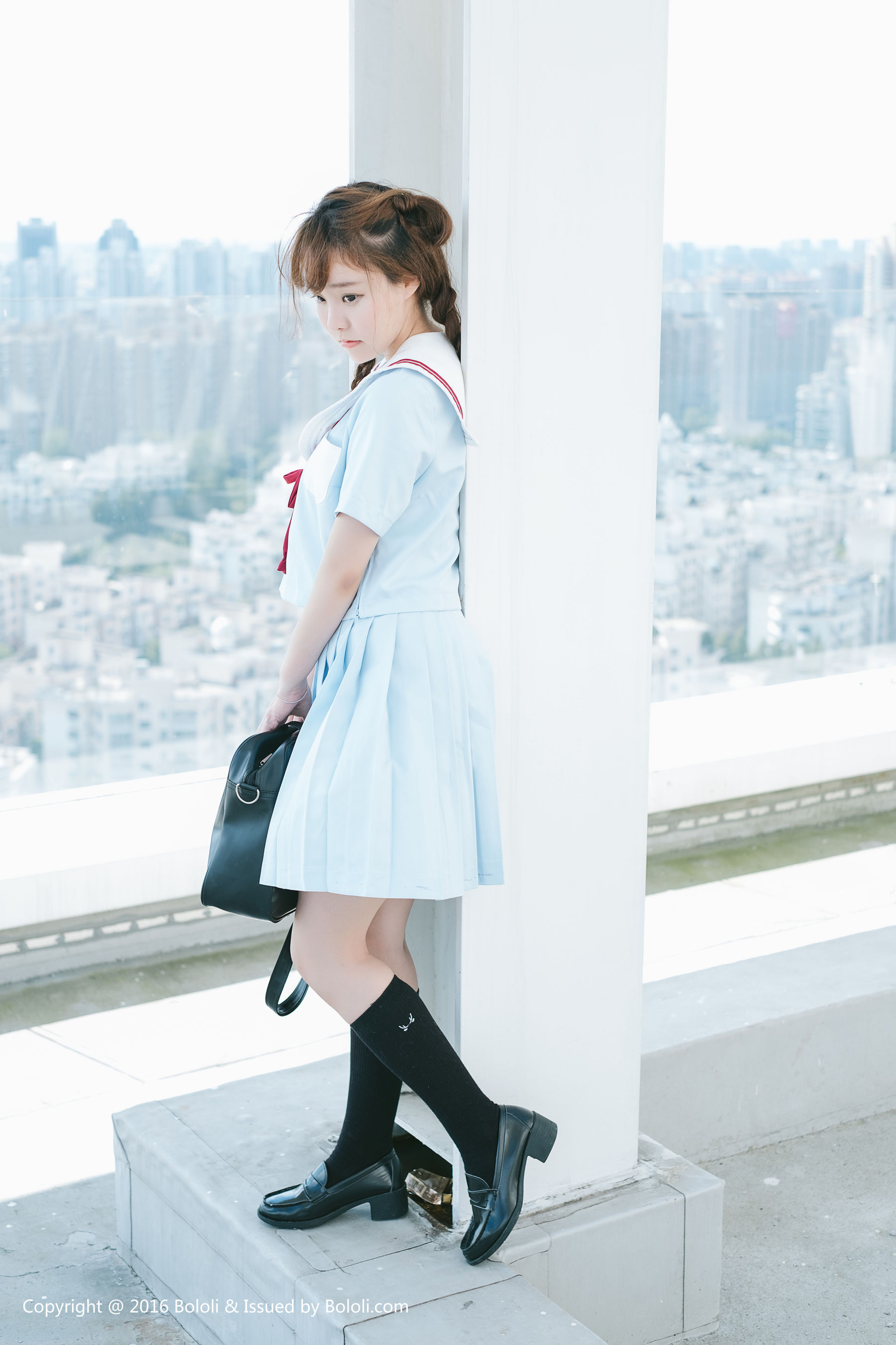 柳侑绮《日系校服少女》 [激萌文化Kimoe] Vol.025