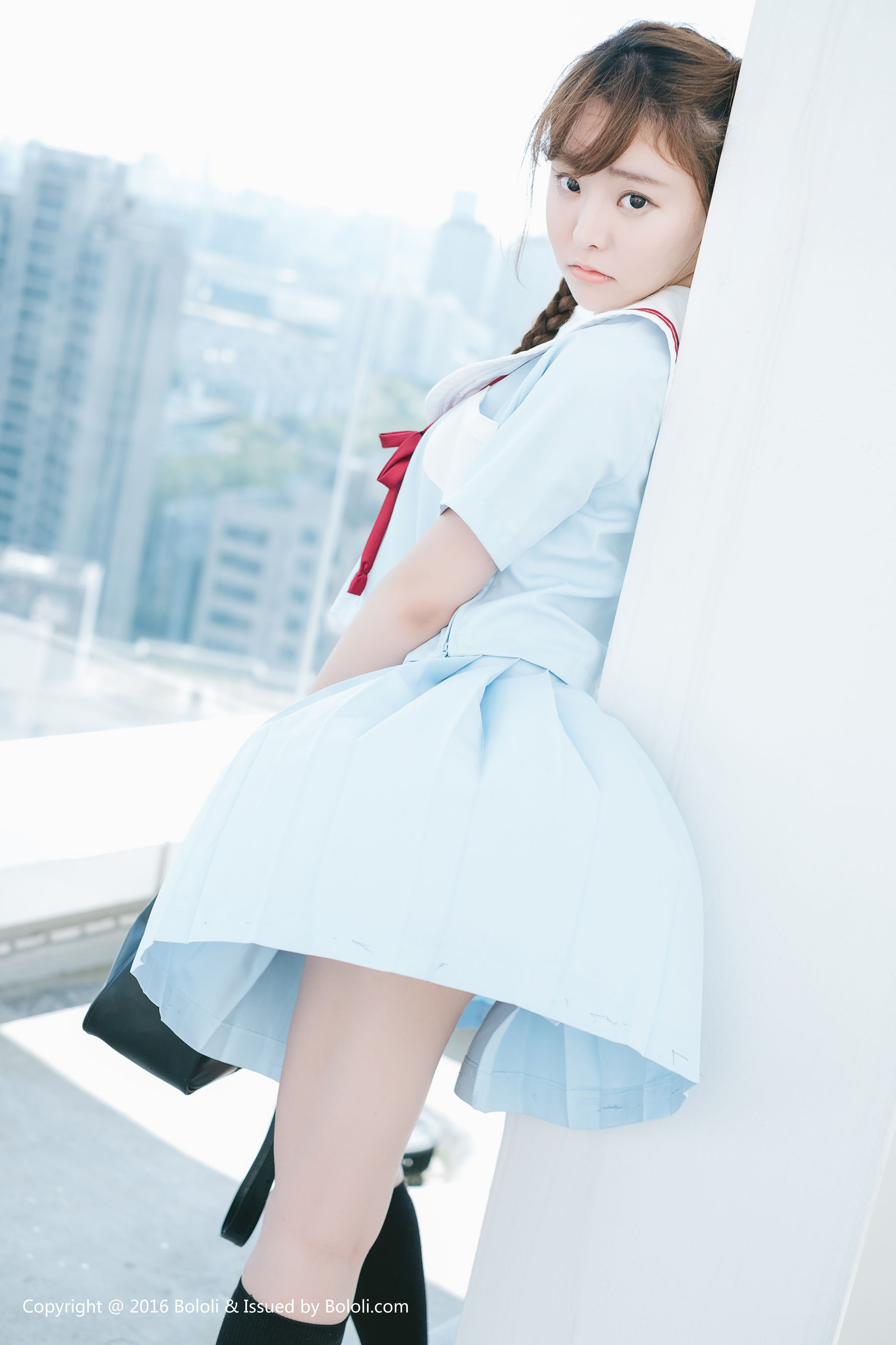 柳侑绮《日系校服少女》 [激萌文化Kimoe] Vol.025
